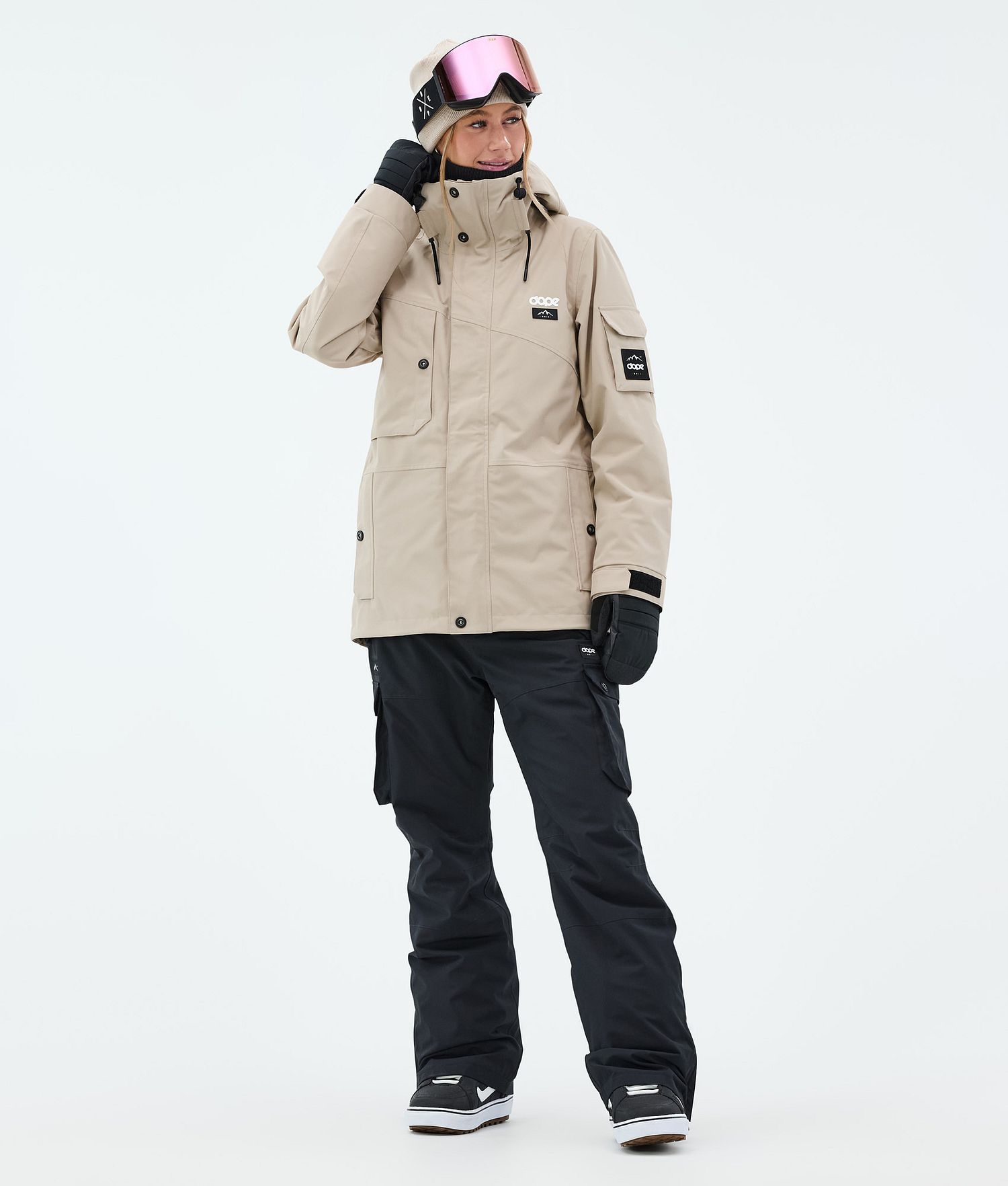 Dope Adept W Snowboard Jacket Women Sand