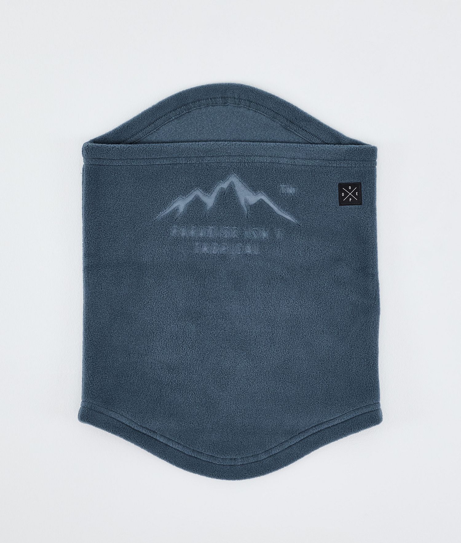 Dope Cozy Tube Facemask Metal Blue
