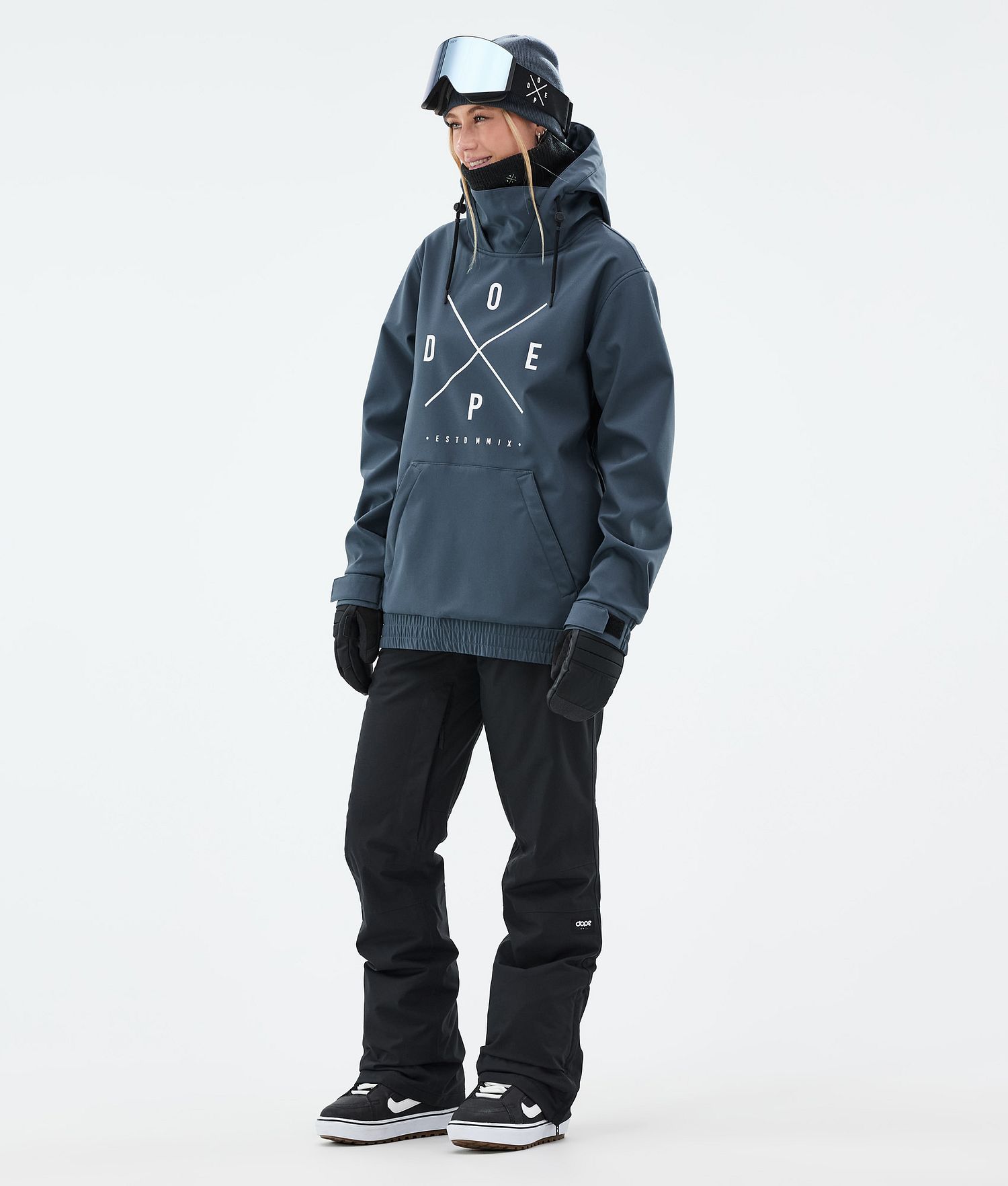Dope Yeti W Snowboard Jacket Women 2X-Up Metal Blue