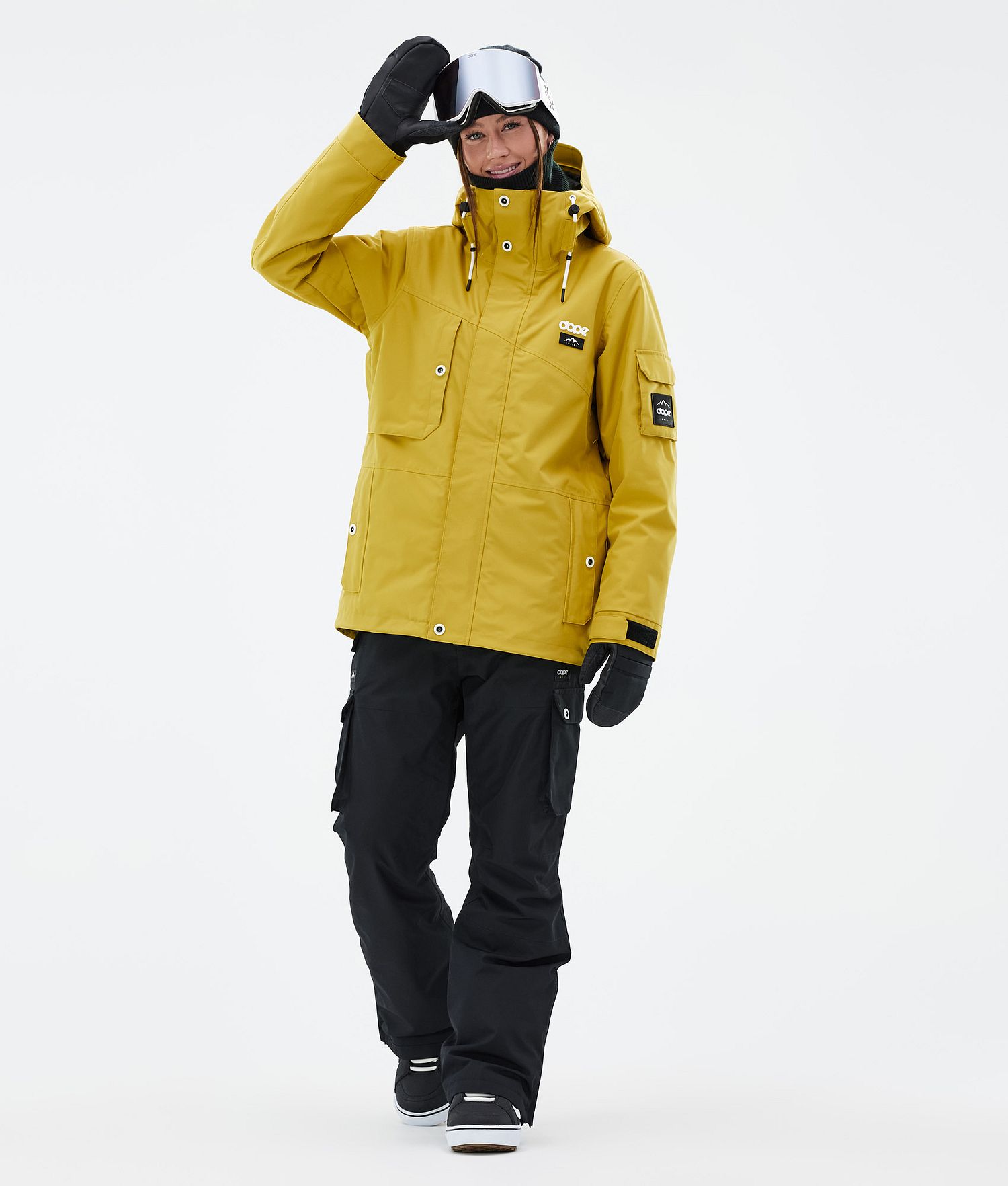 Dope Adept W Snowboard Jacket Women Yellow