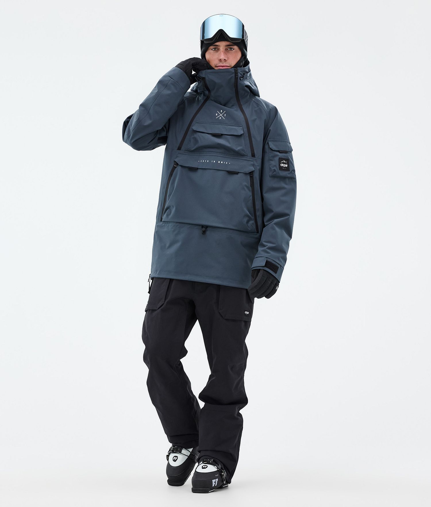 Dope Akin Ski Jacket Men Metal Blue