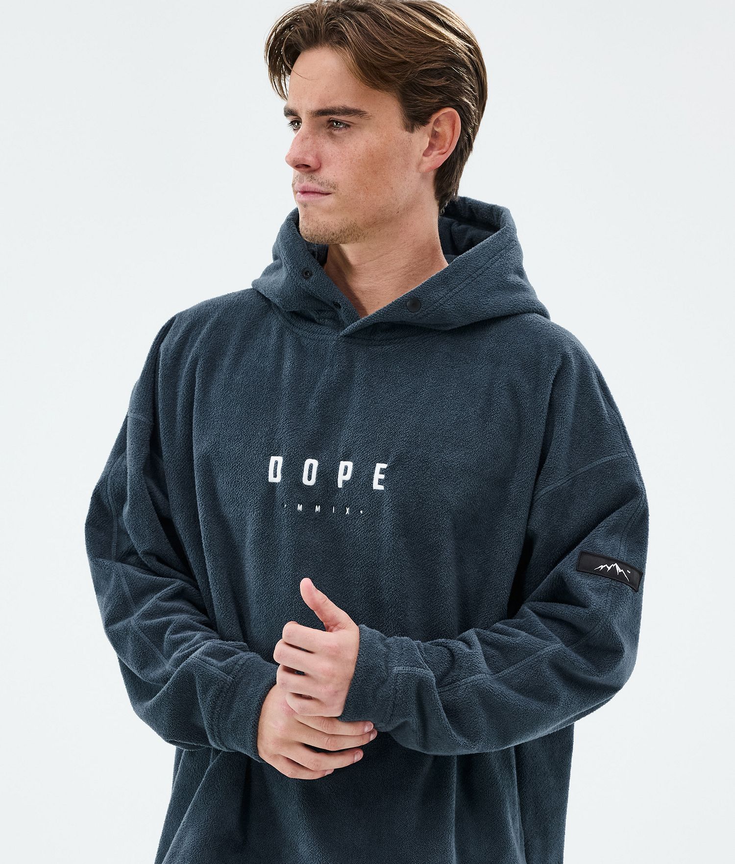 Dope Sublime Fleece Hoodie Men Metal Blue