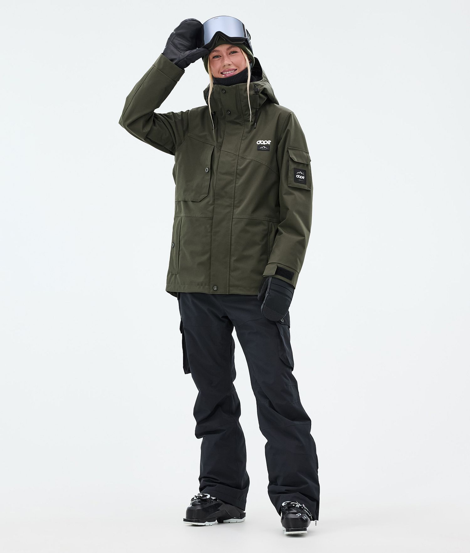Dope Adept W Ski Jacket Women Olive Green
