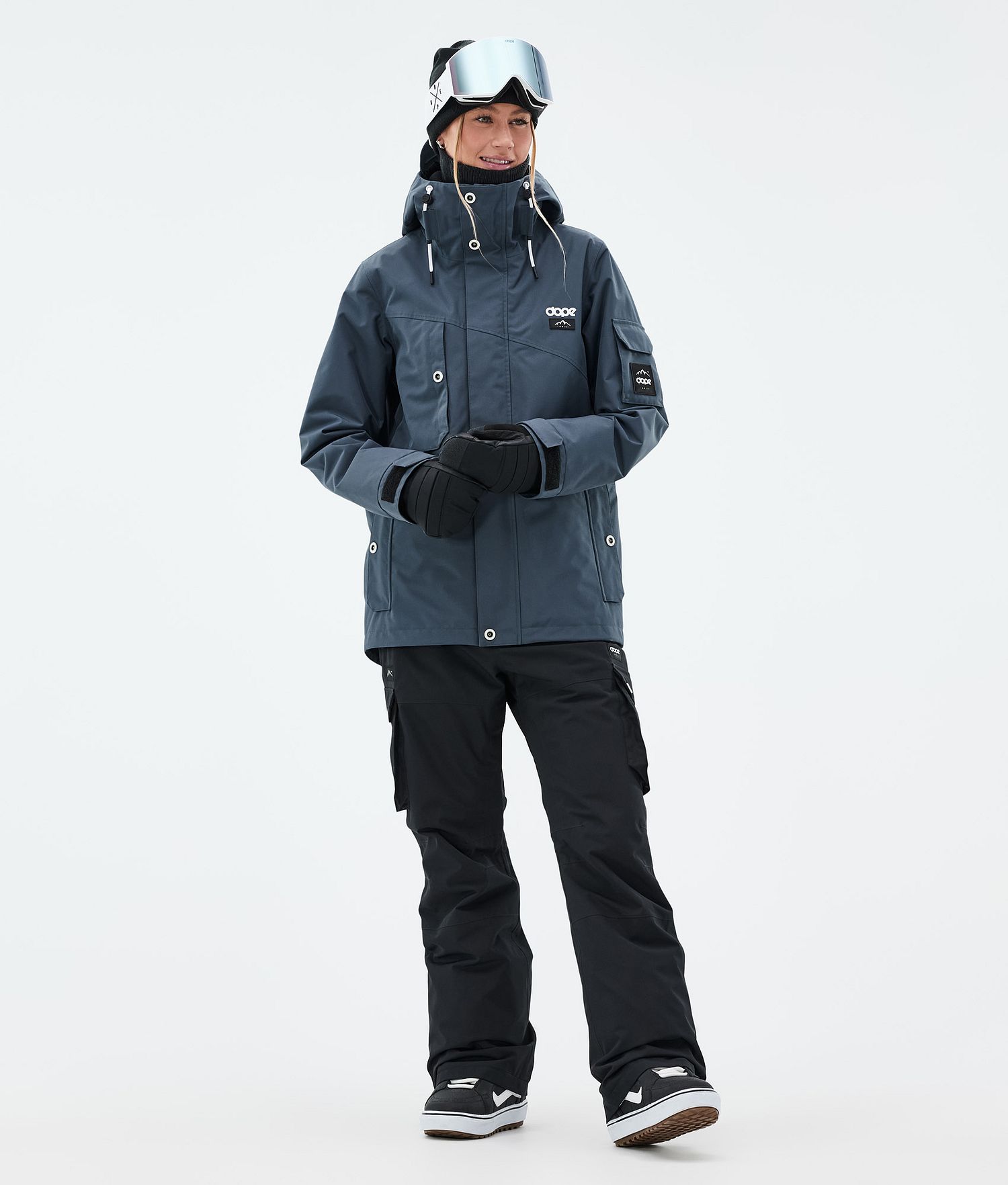 Dope Adept W Snowboard Jacket Women Metal Blue