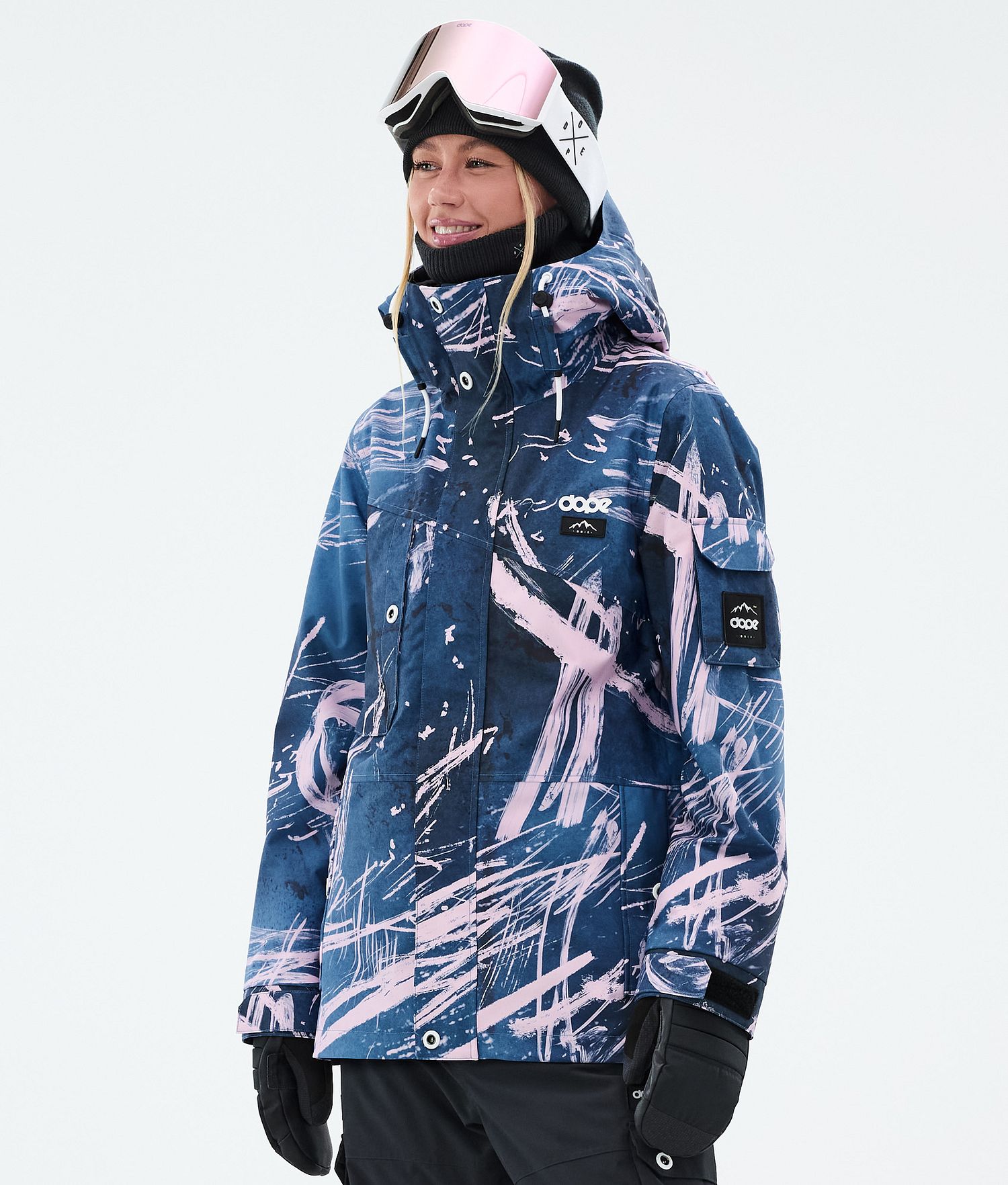 Dope Adept W Snowboard Jacket Women Carvings Pink Dope Adept W Snowboard Jacket Women Carvings Pink