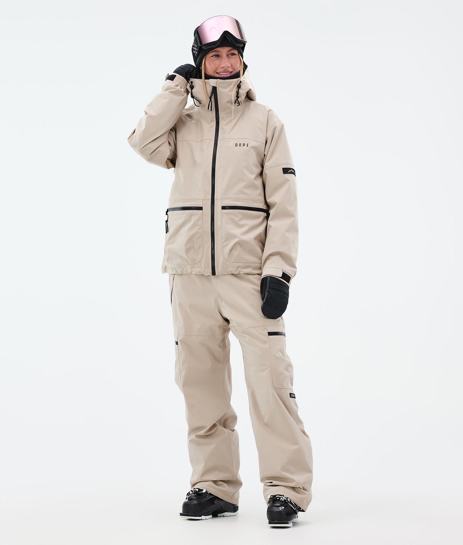 Dope Vertex W Ski Jacket Women Sand
