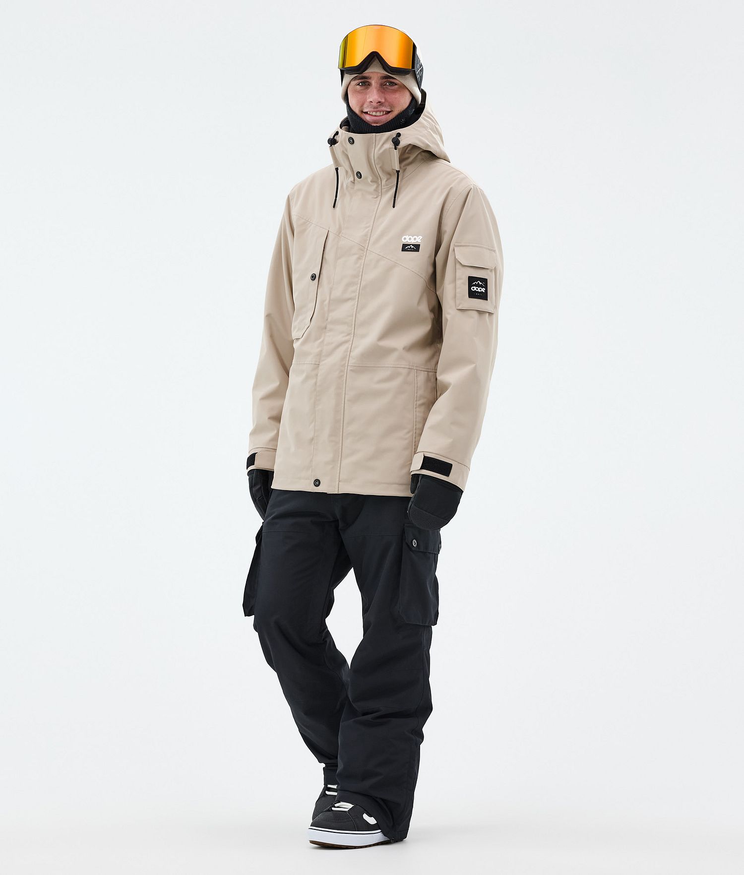Dope Adept Snowboard Jacket Men Sand