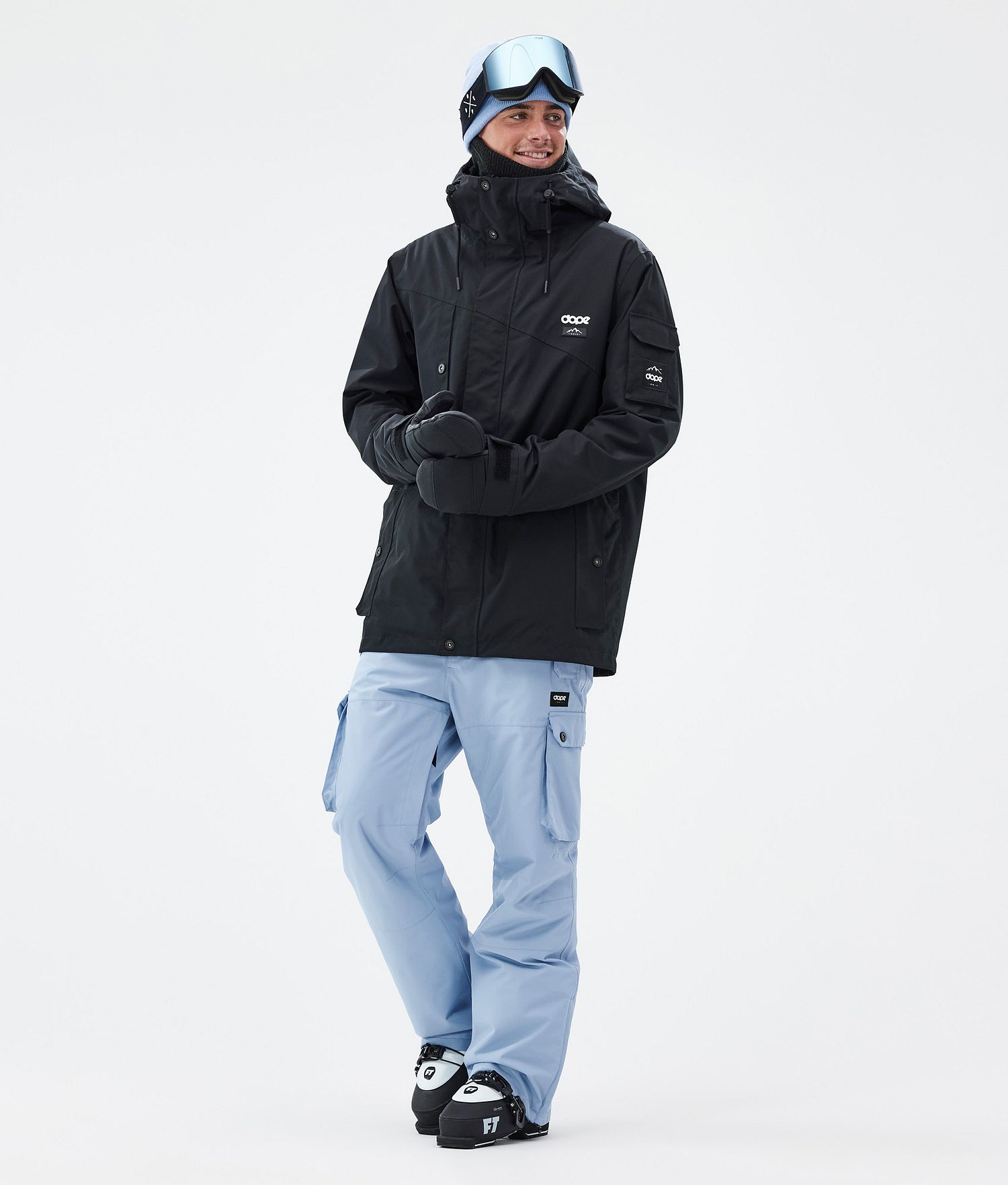 Dope Iconic Ski Pants Men Light Blue
