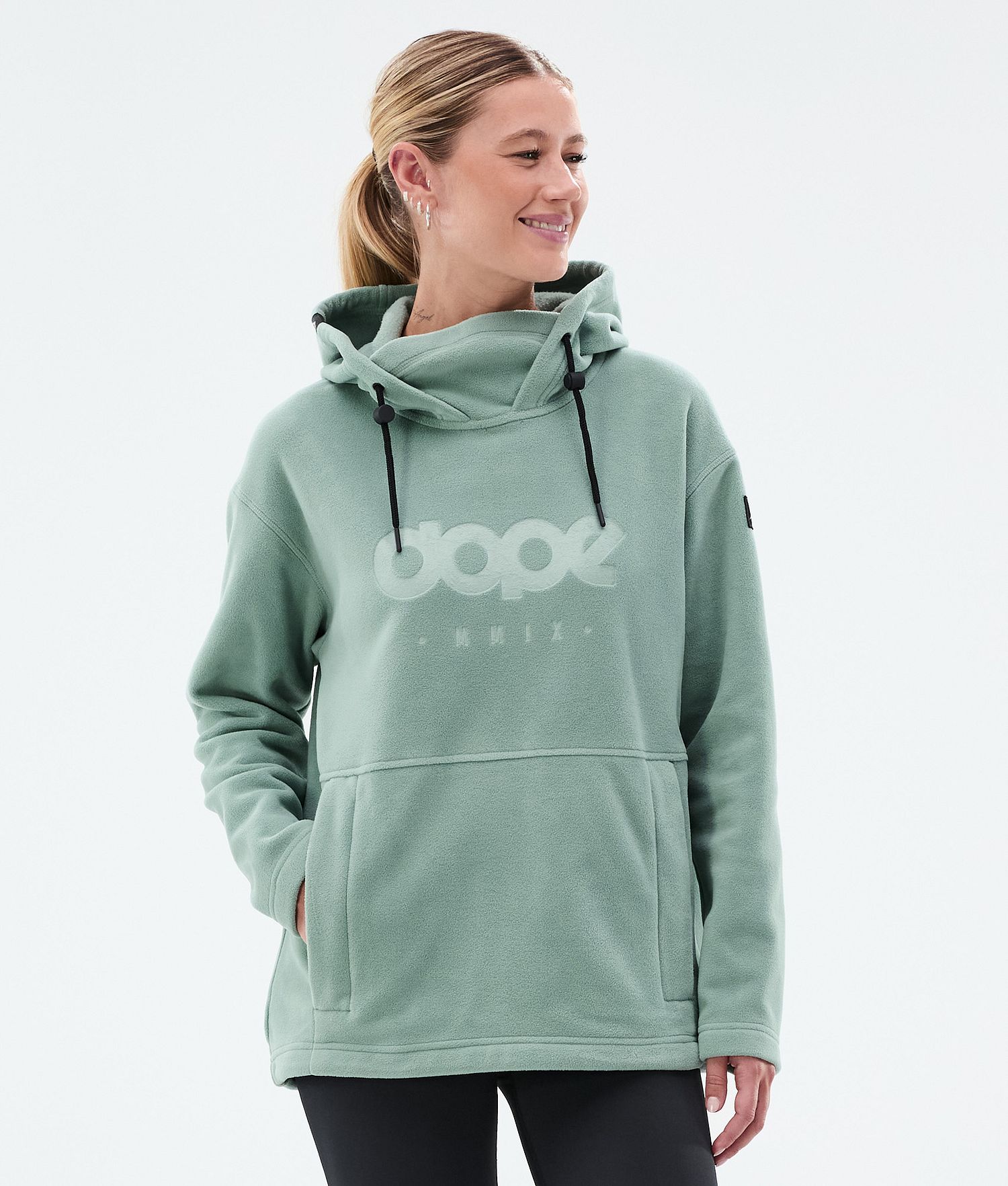 Dope Cozy II W Fleece Hoodie Women Faded Green Dope Cozy II W Fleece Hoodie Women Faded Green