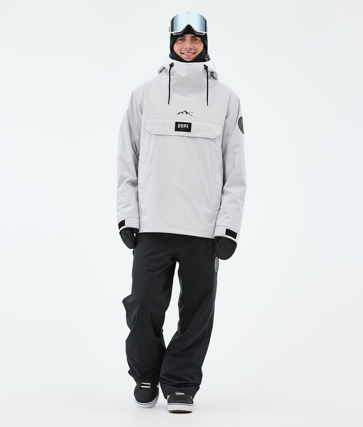 Dope Blizzard Snowboard Jacket Men Light Grey