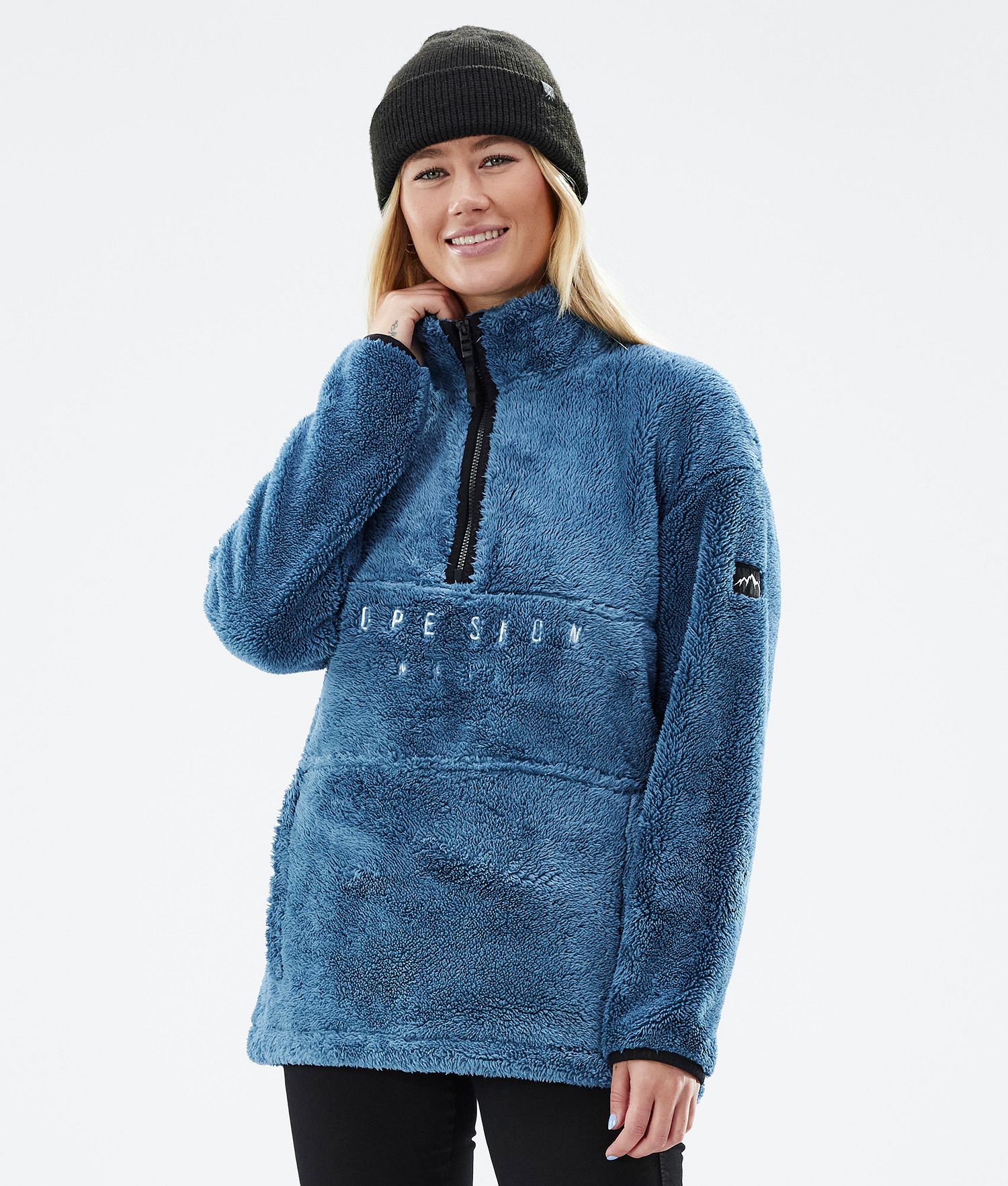 Dope Pile W 22 Fleece Sweater Women Blue Steel Dope Pile W 22 Fleece Sweater Women Blue Steel