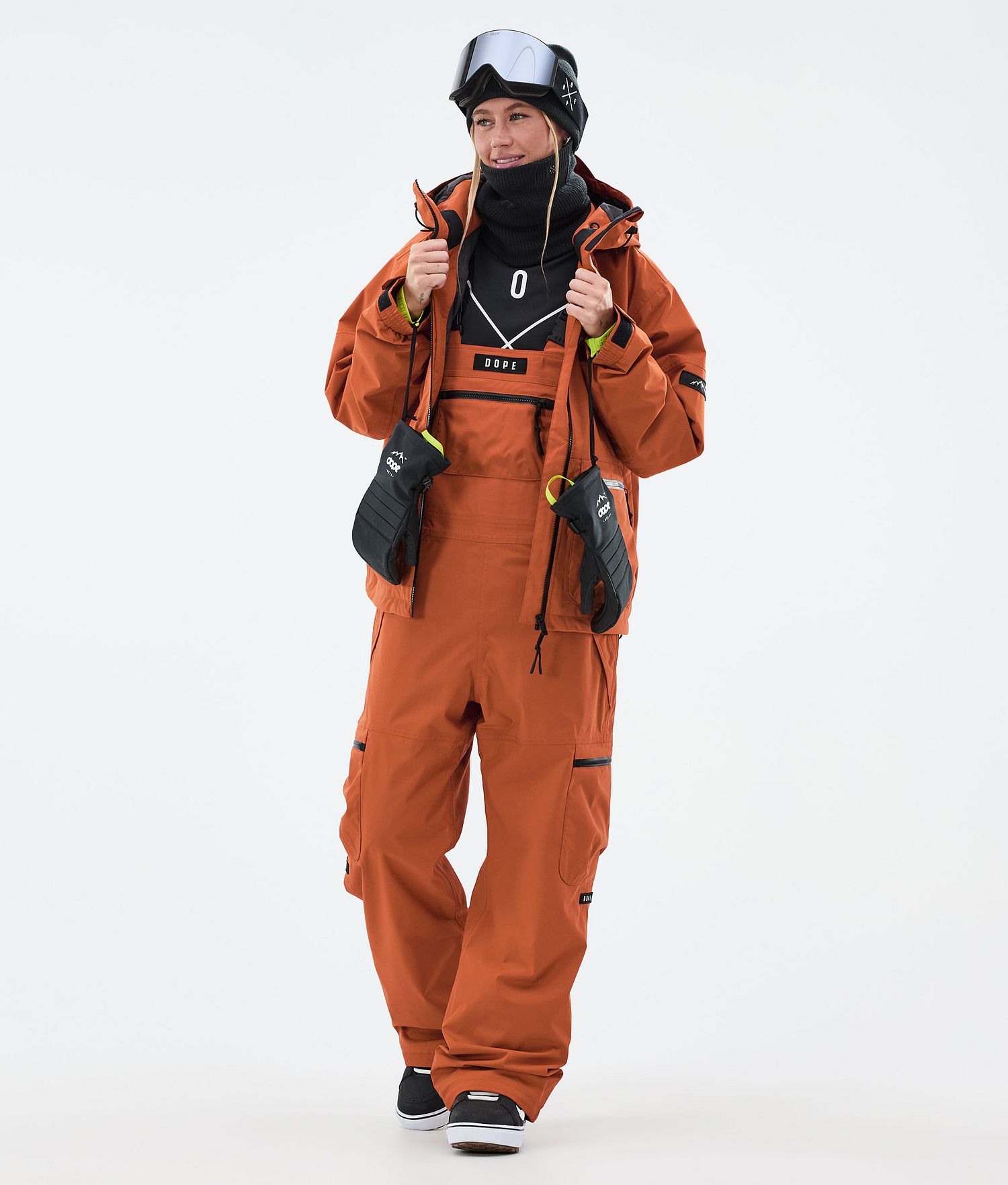 Dope Vertex W Snowboard Pants Women Burned Orange