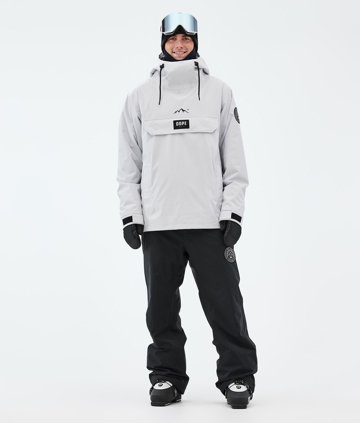 Dope Blizzard Ski Jacket Men Light Grey