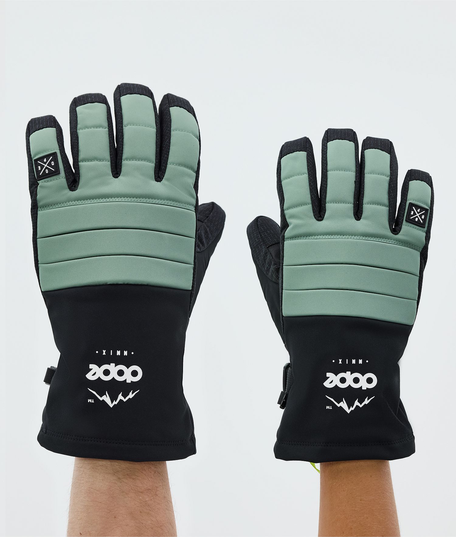Dope Ace Ski Gloves Faded Green