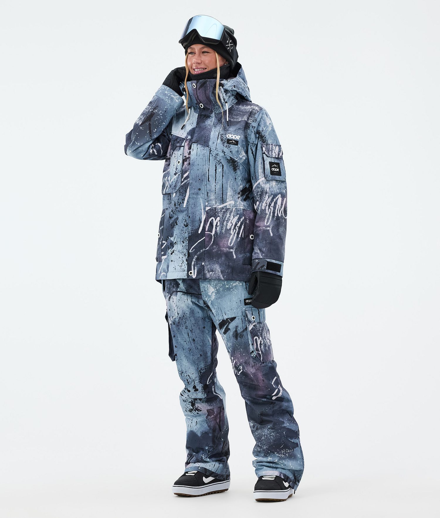 Dope Adept W Snowboard Jacket Women Punk Blue
