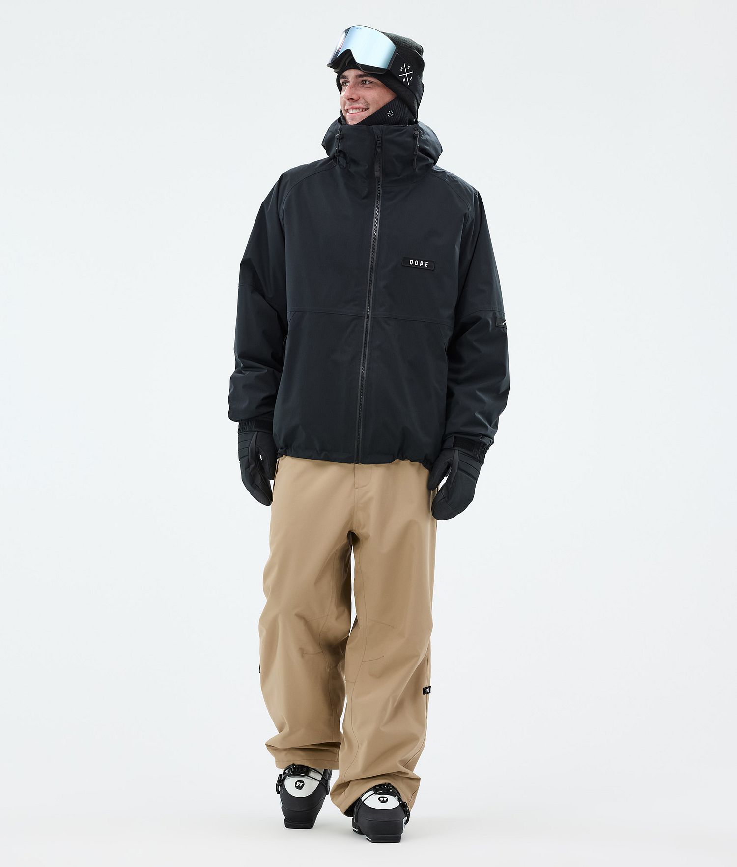 Dope Big Ski Pants Men Khaki