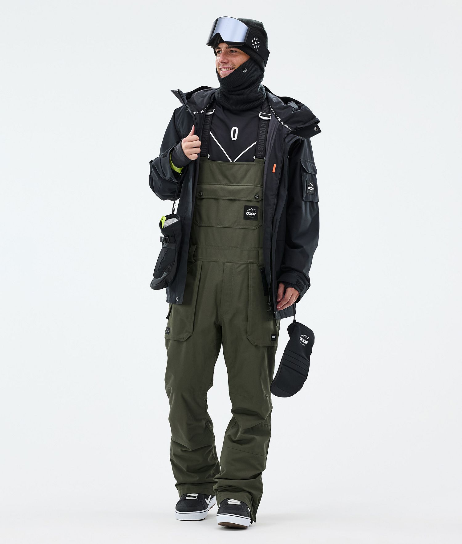 Dope Notorious B.I.B Snowboard Pants Men Olive Green
