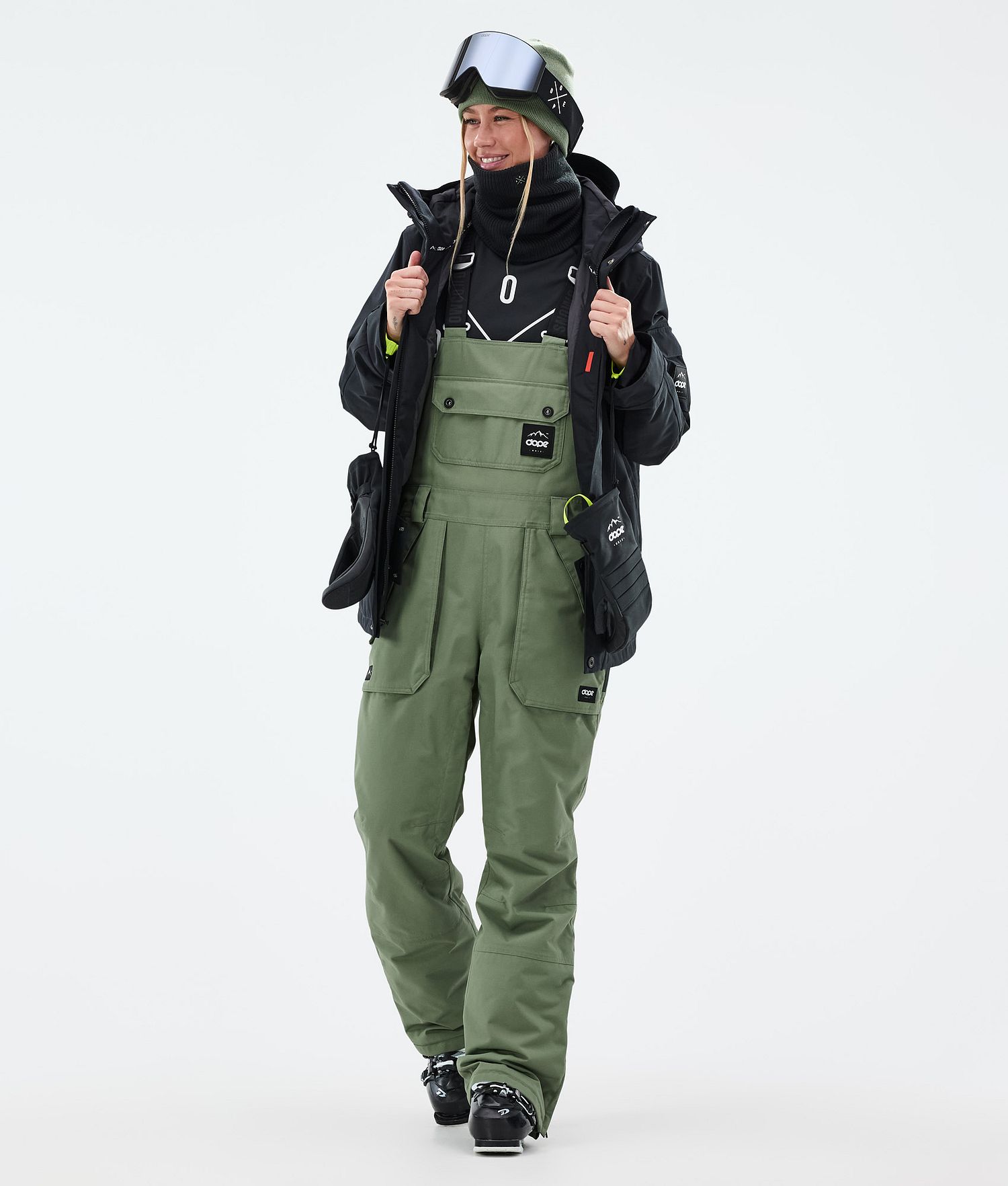 Dope Notorious B.I.B W Ski Pants Women Moss Green