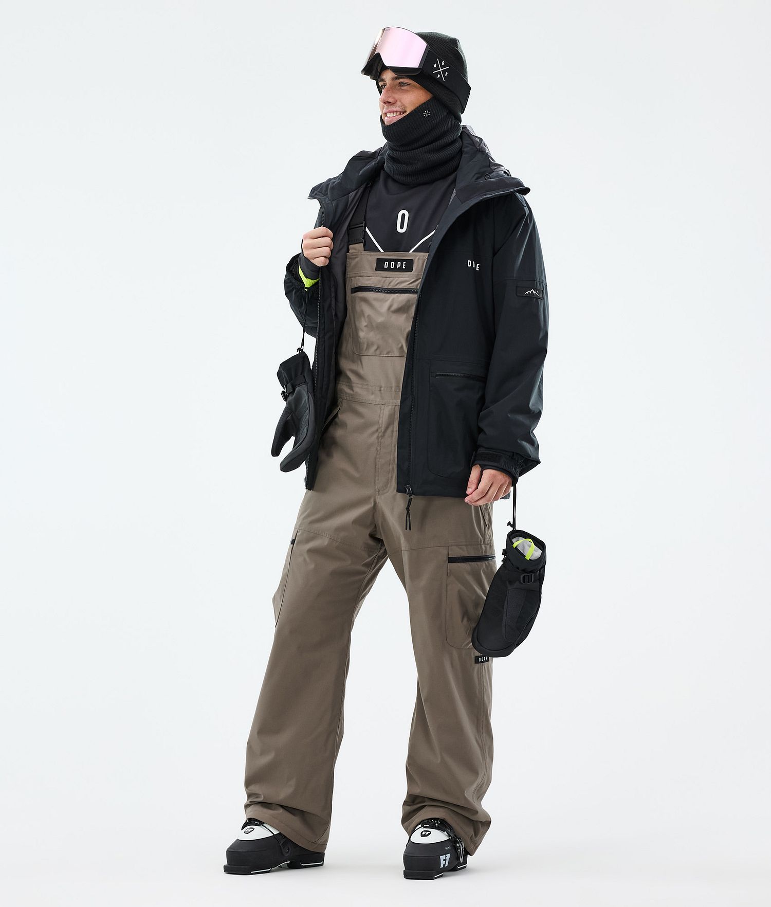 Dope Vertex Ski Pants Men Walnut