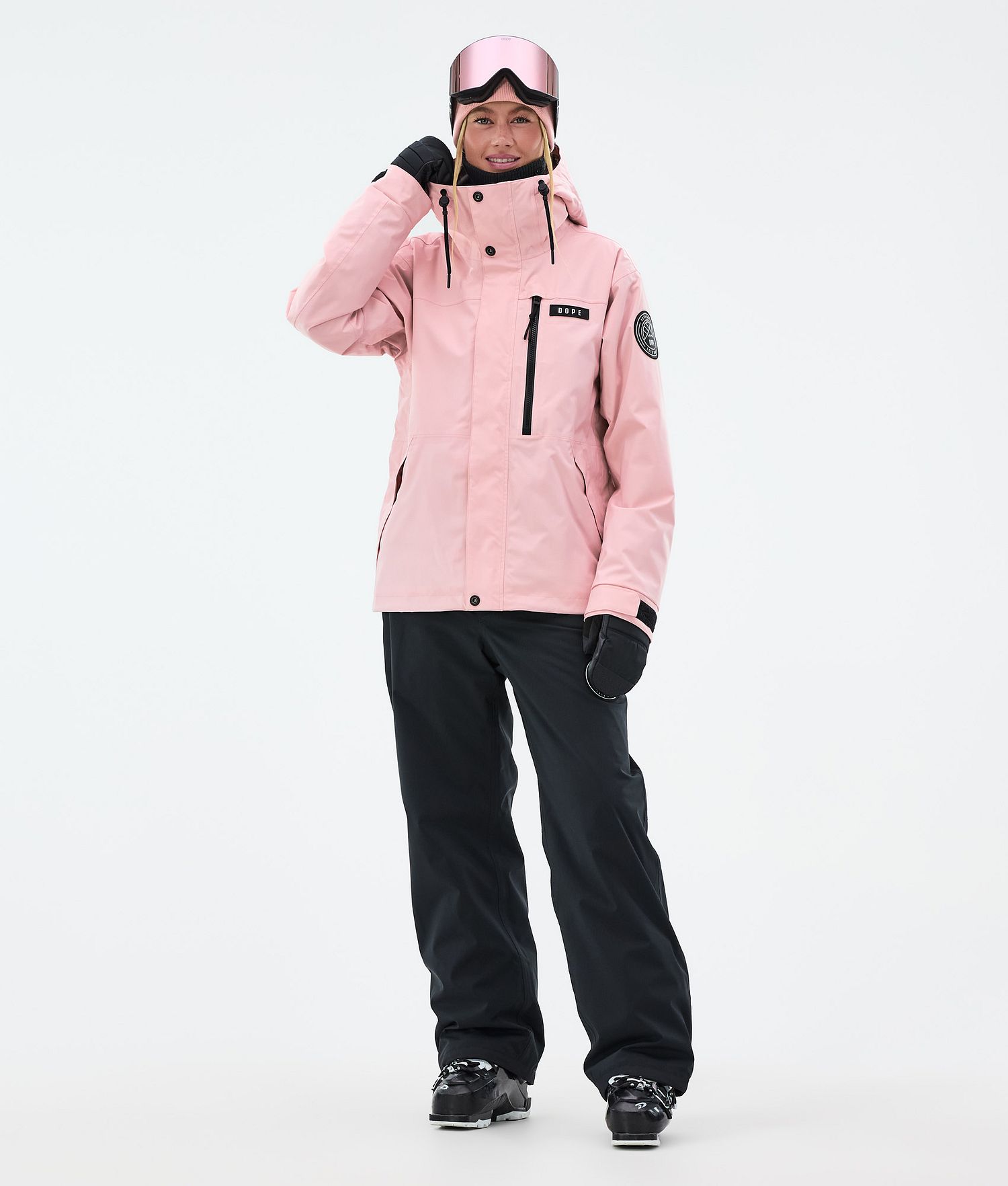 Dope Blizzard W Full Zip Ski Jacket Women Soft Pink