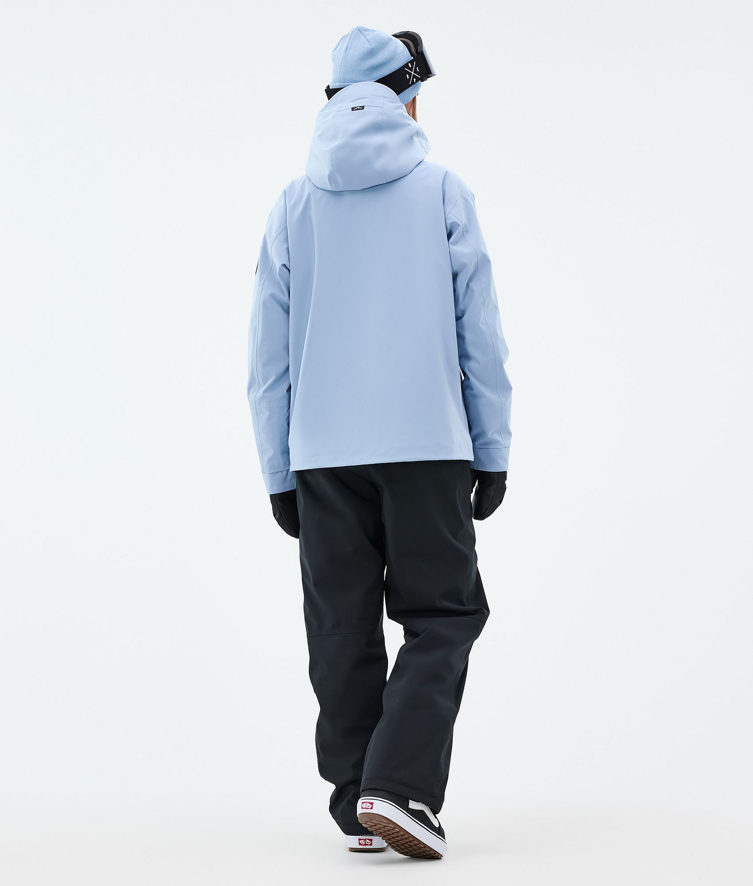 Dope Blizzard W Full Zip Snowboard Jacket Women Light Blue