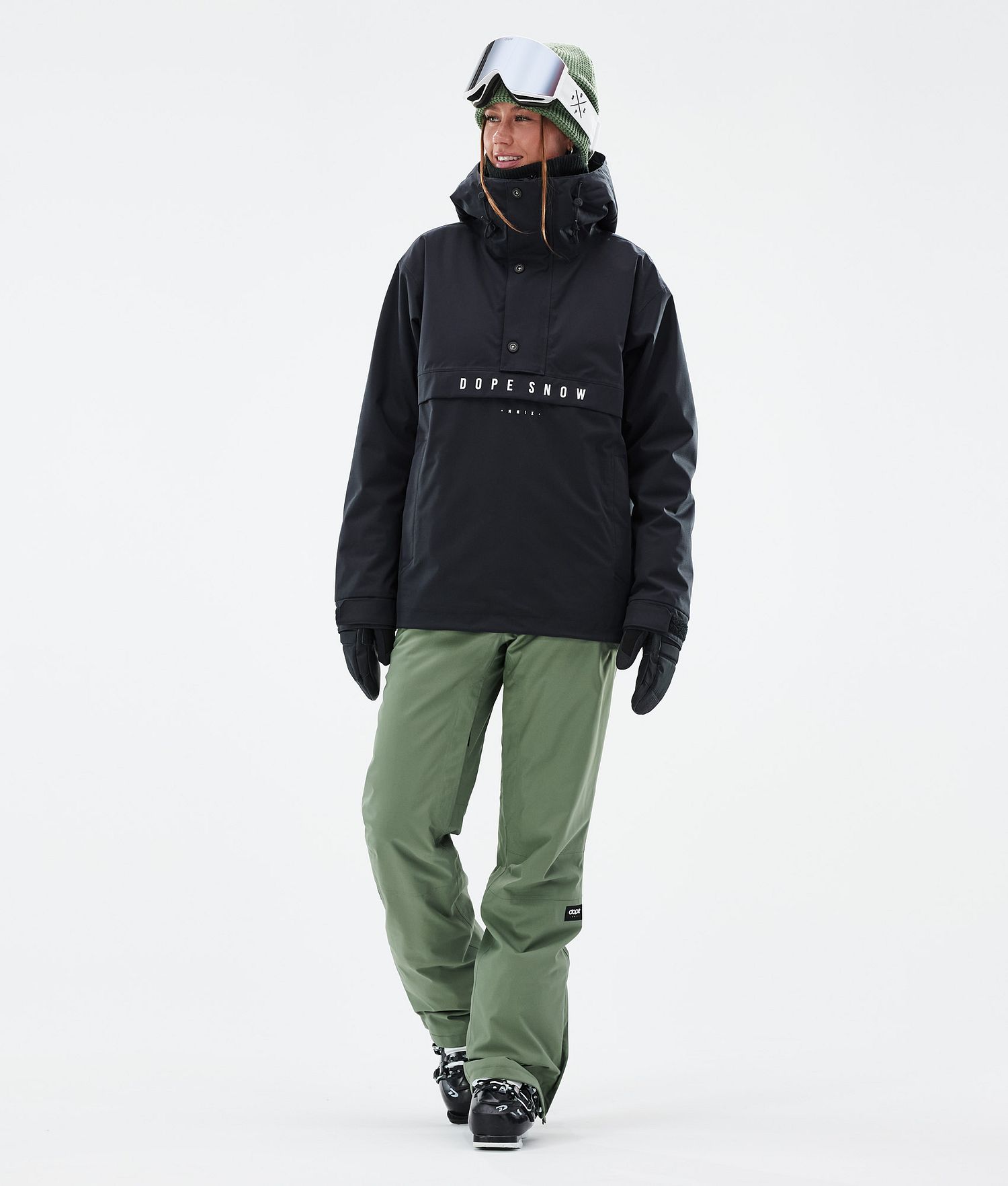 Dope Con W Ski Pants Women Moss Green
