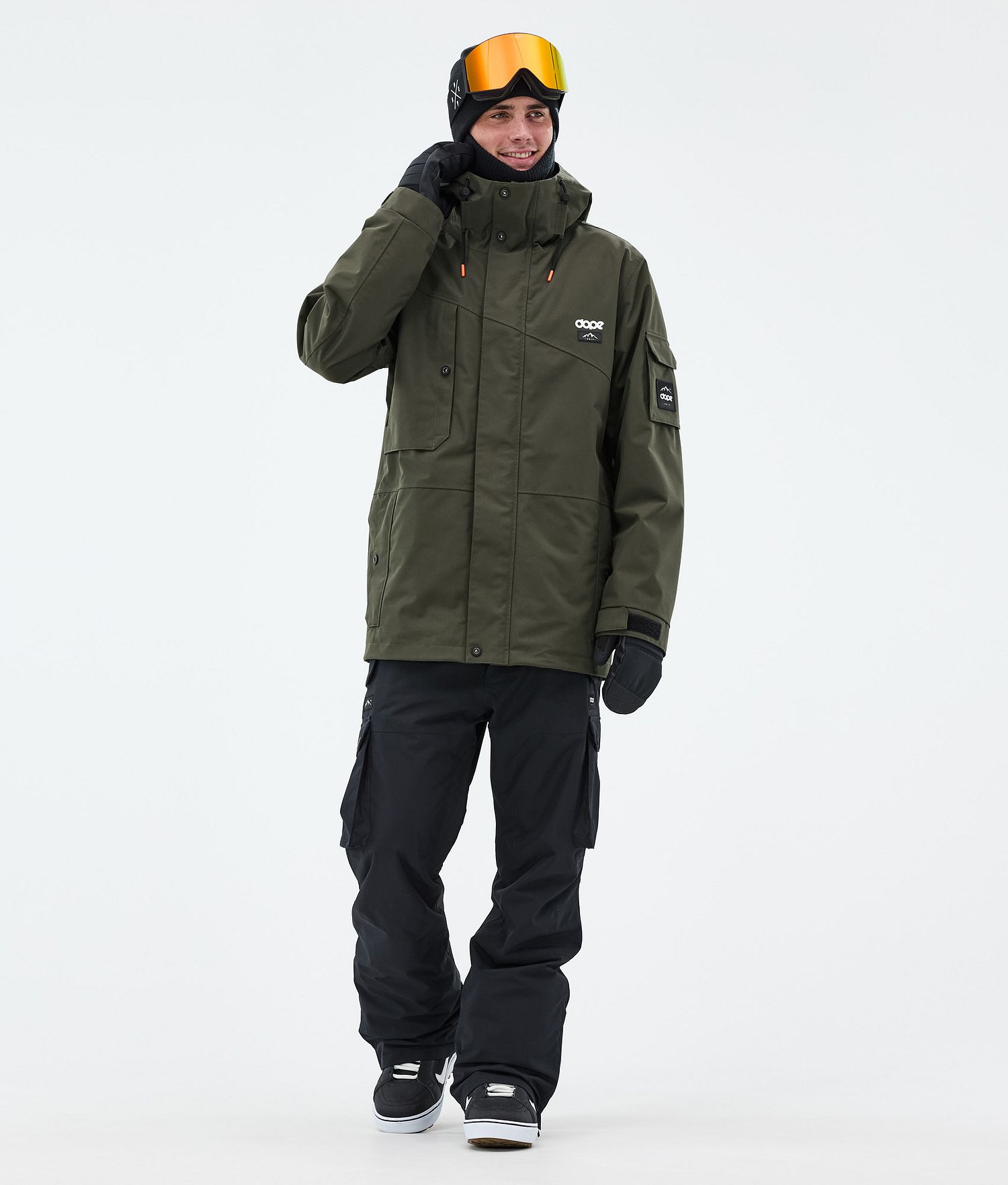 Dope Adept Snowboard Jacket Men Olive Green