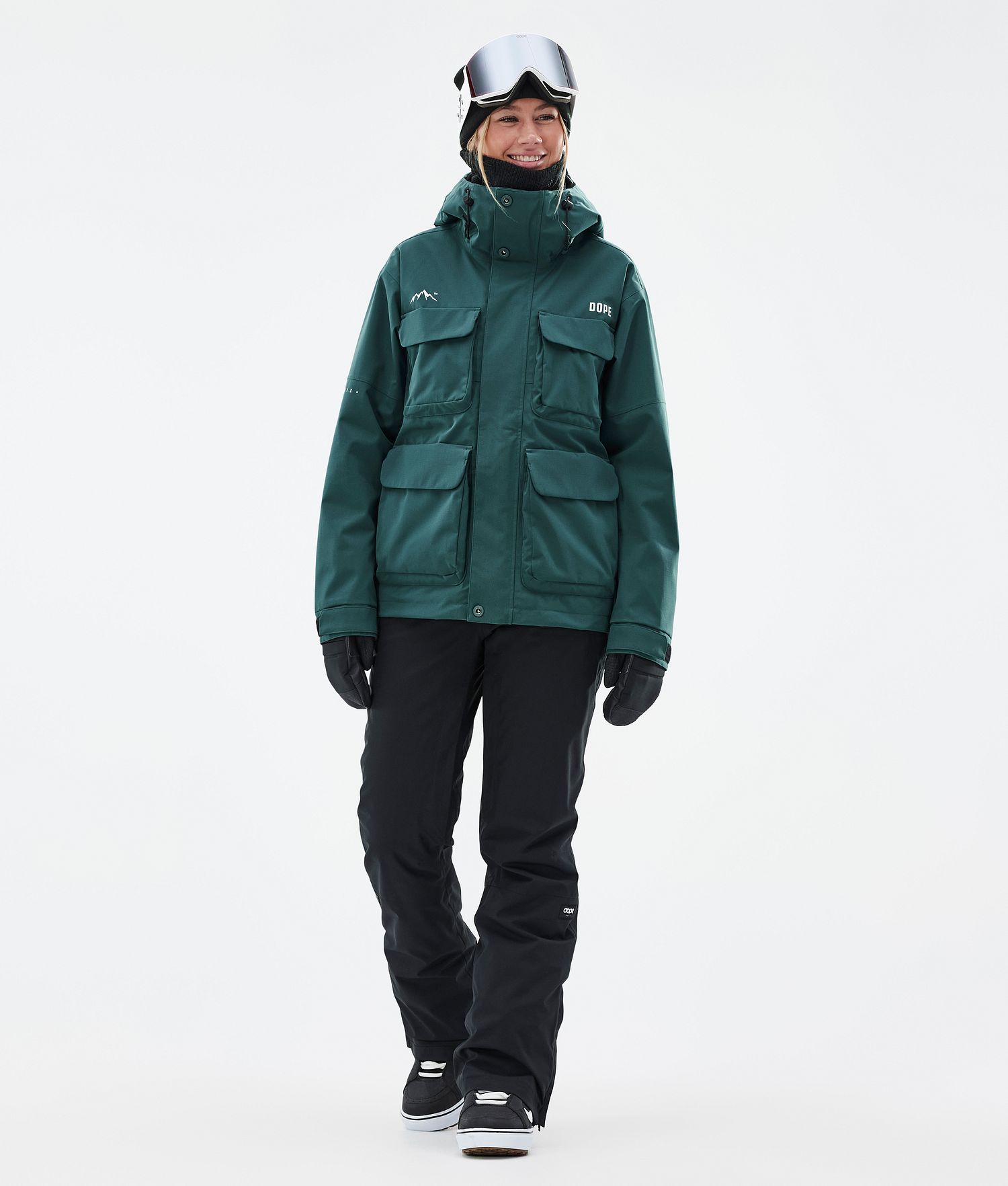 Dope Zenith W Snowboard Jacket Women Bottle Green