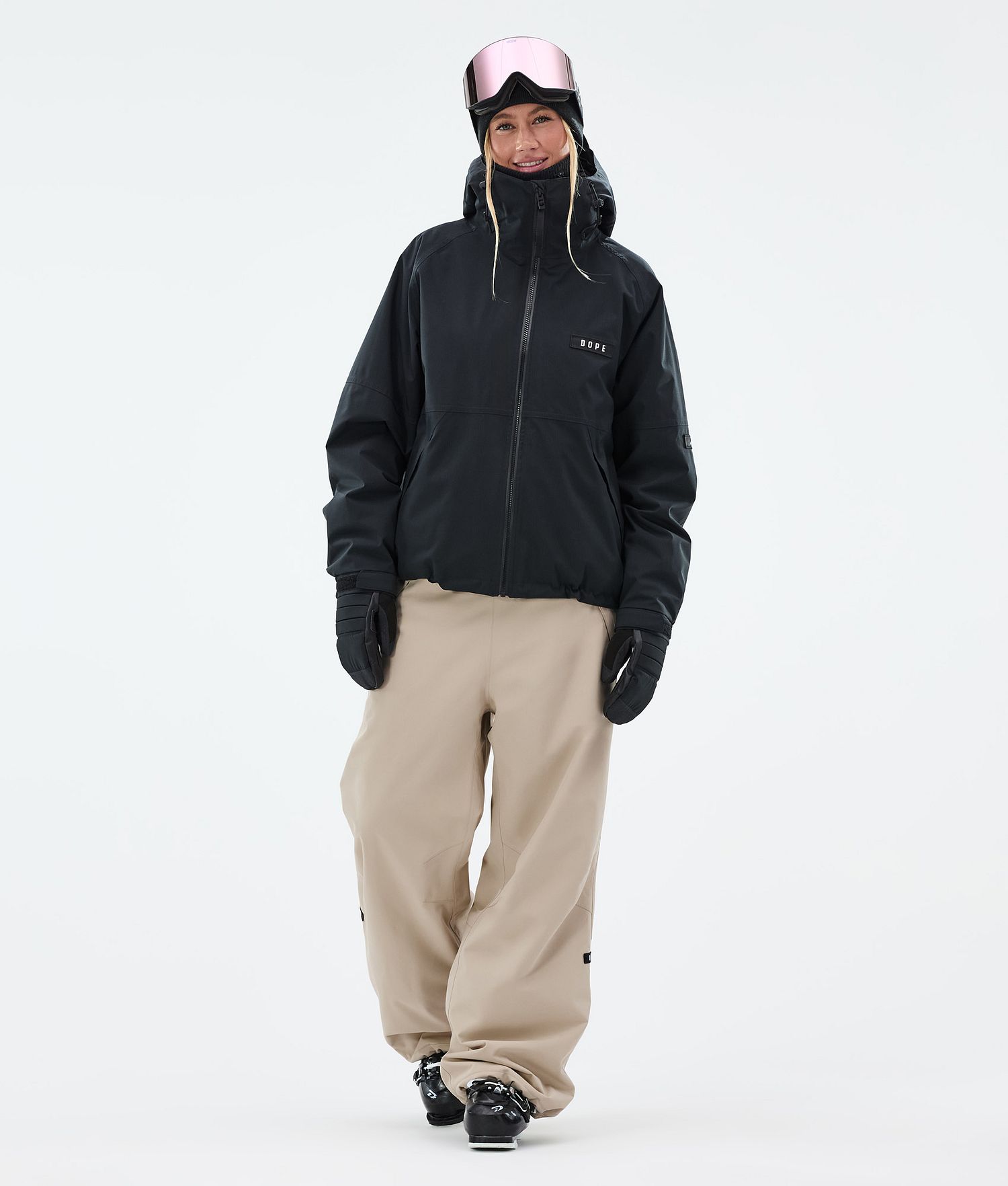 Dope Big W Ski Pants Women Sand