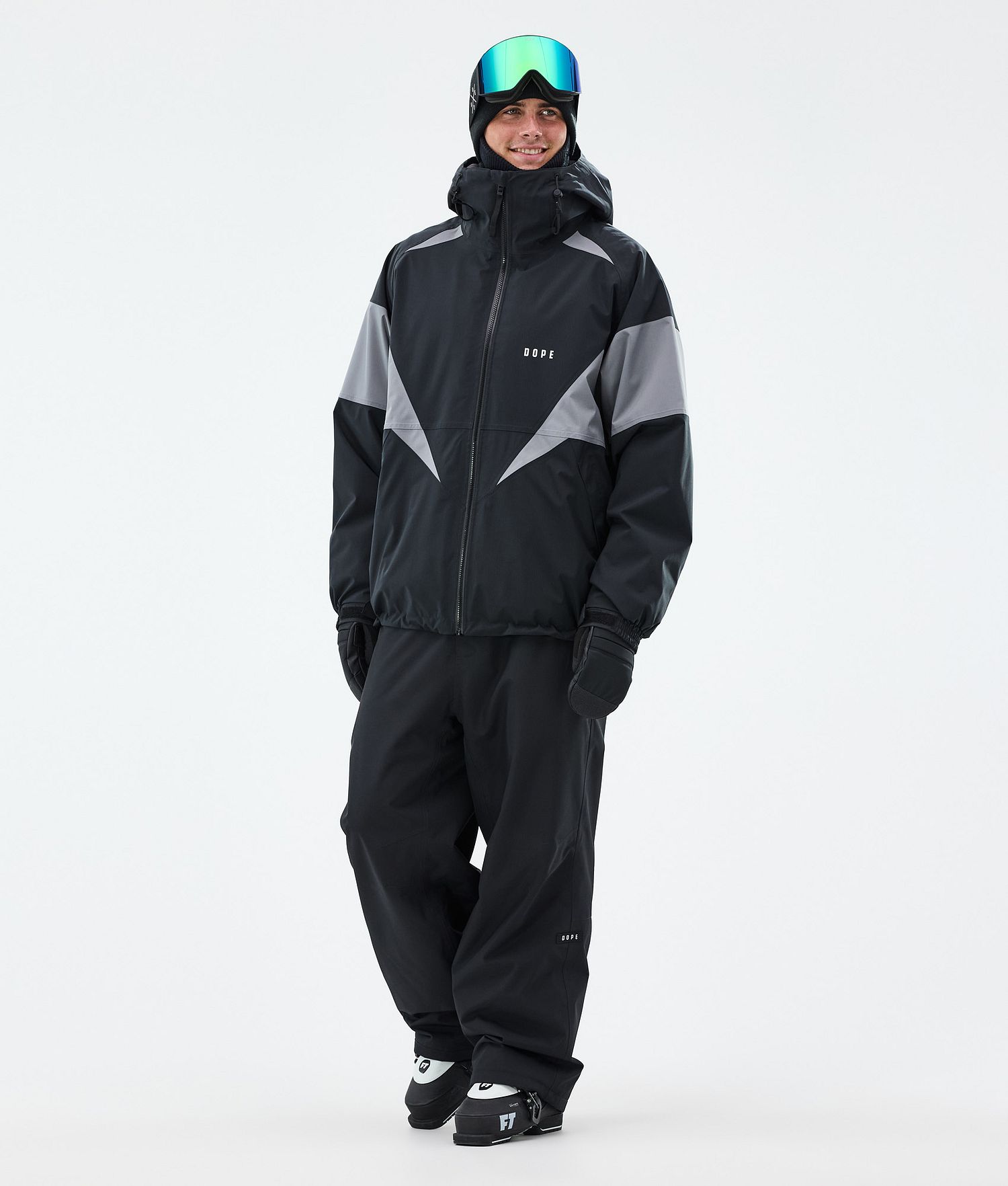 Dope Spartan Ski Jacket Men Spike Black/Light Pearl