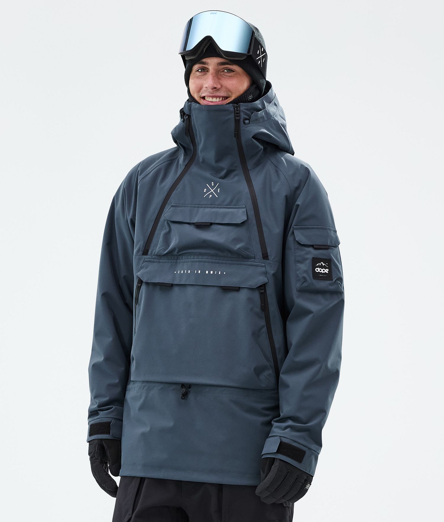 Dope Akin Ski Jacket Men Metal Blue
