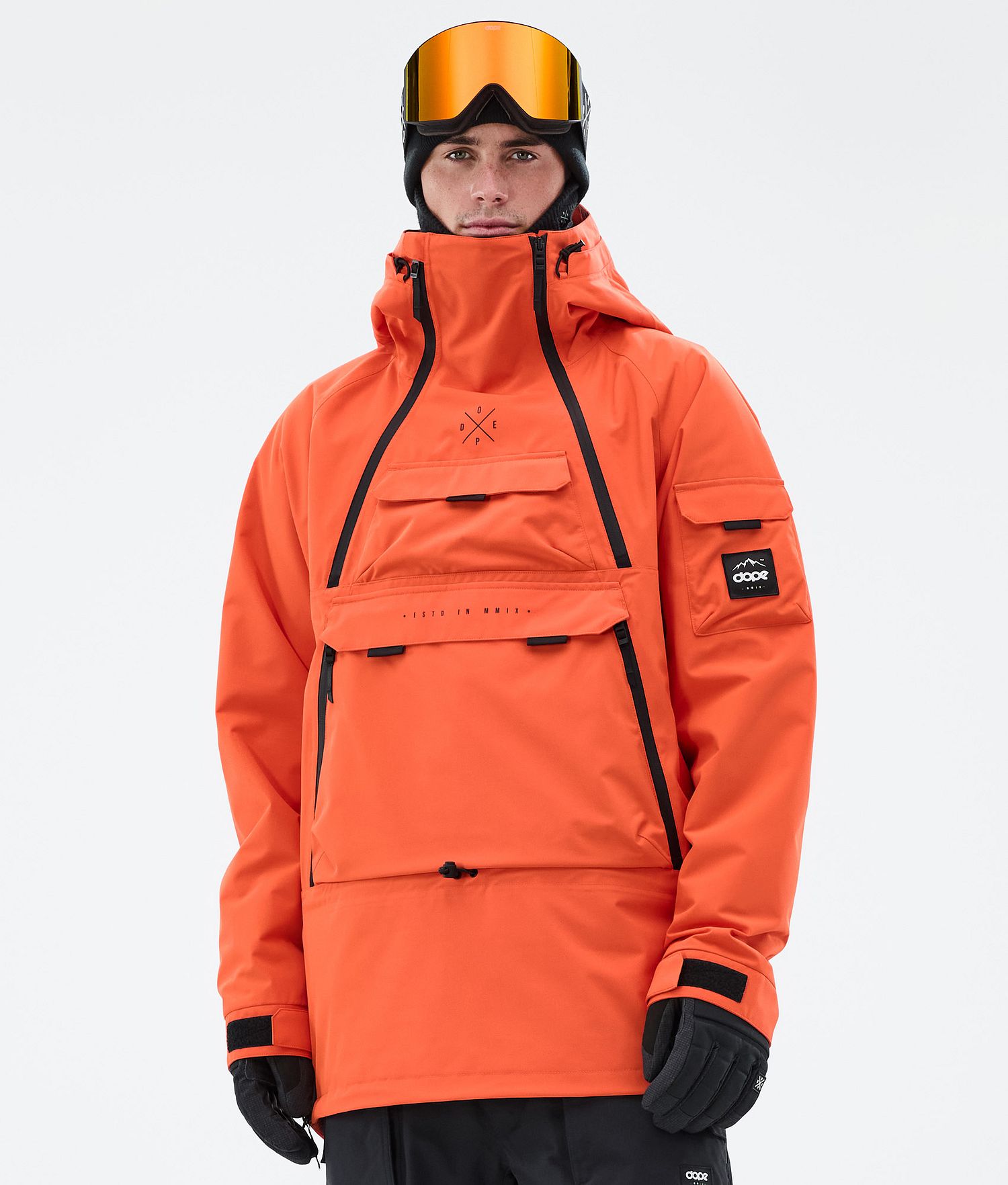Dope Akin Snowboard Jacket Men Orange Dope Akin Snowboard Jacket Men Orange