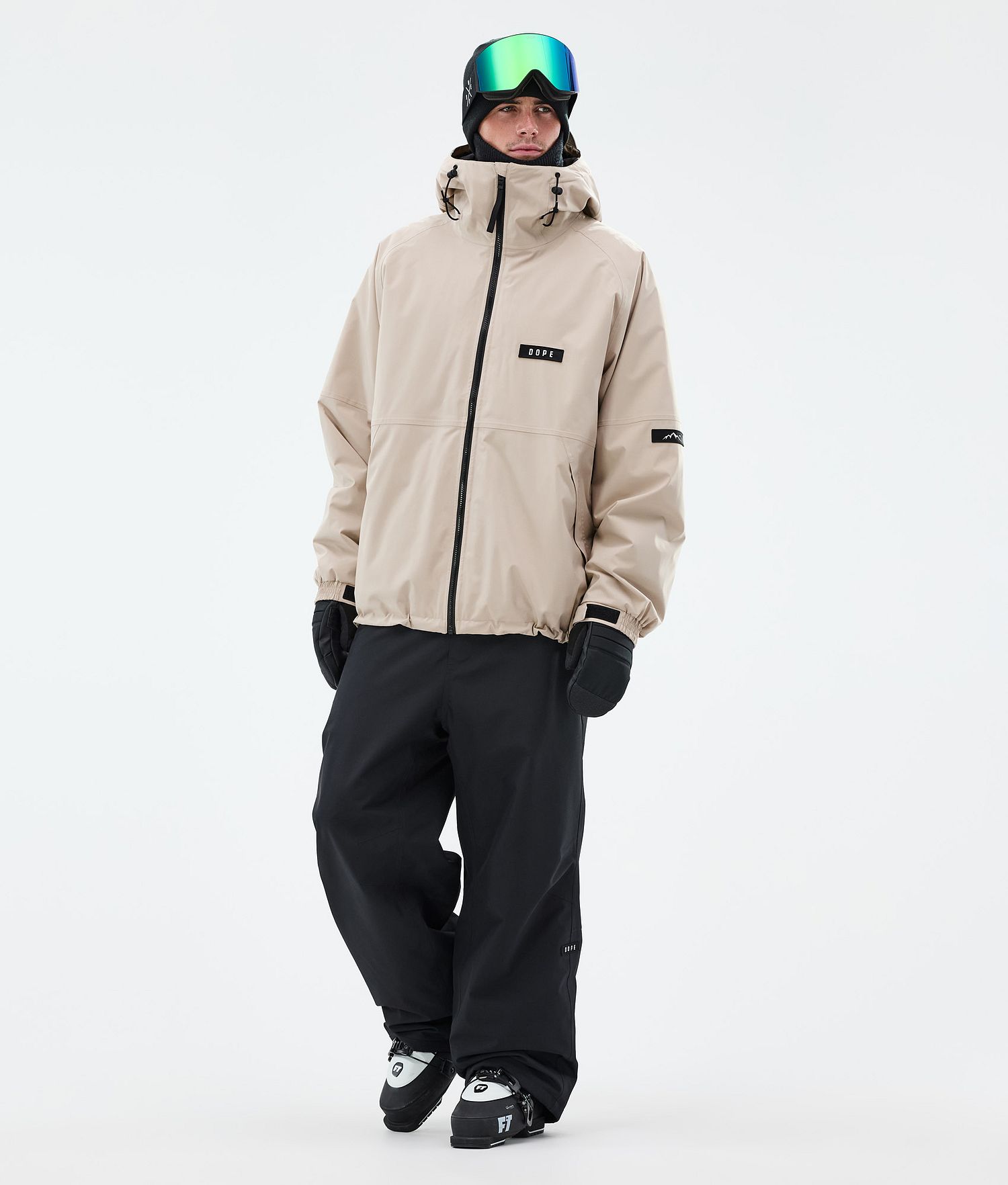 Dope Spartan Ski Jacket Men Sand