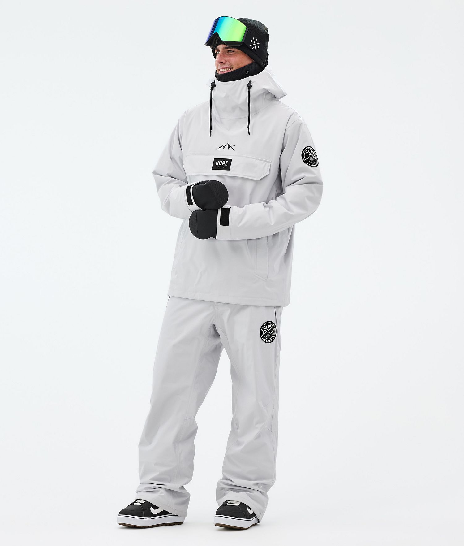 Dope Blizzard Snowboard Pants Men Light Grey