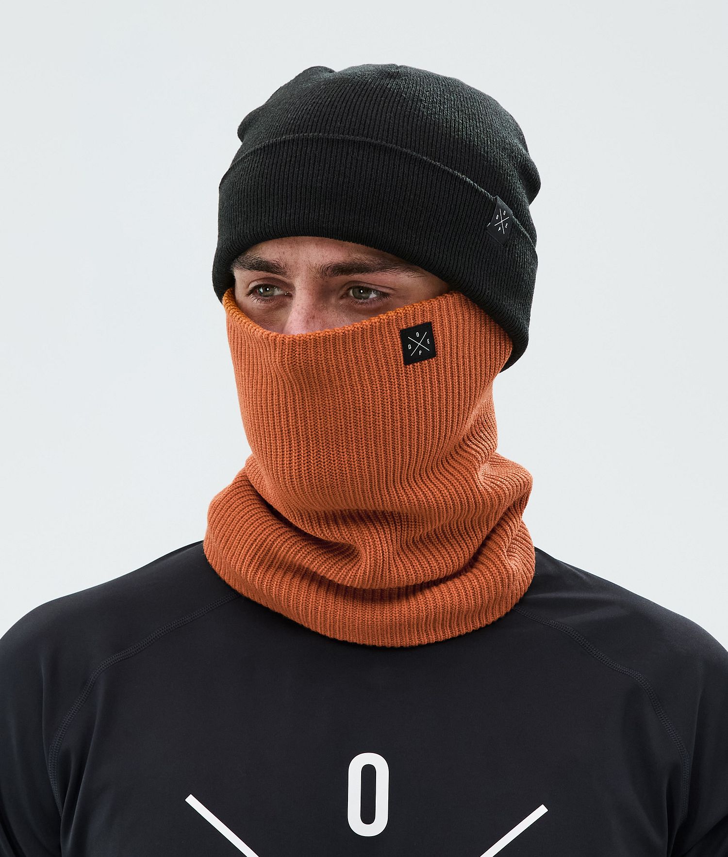Dope 2X-Up Knitted Facemask Burned Orange