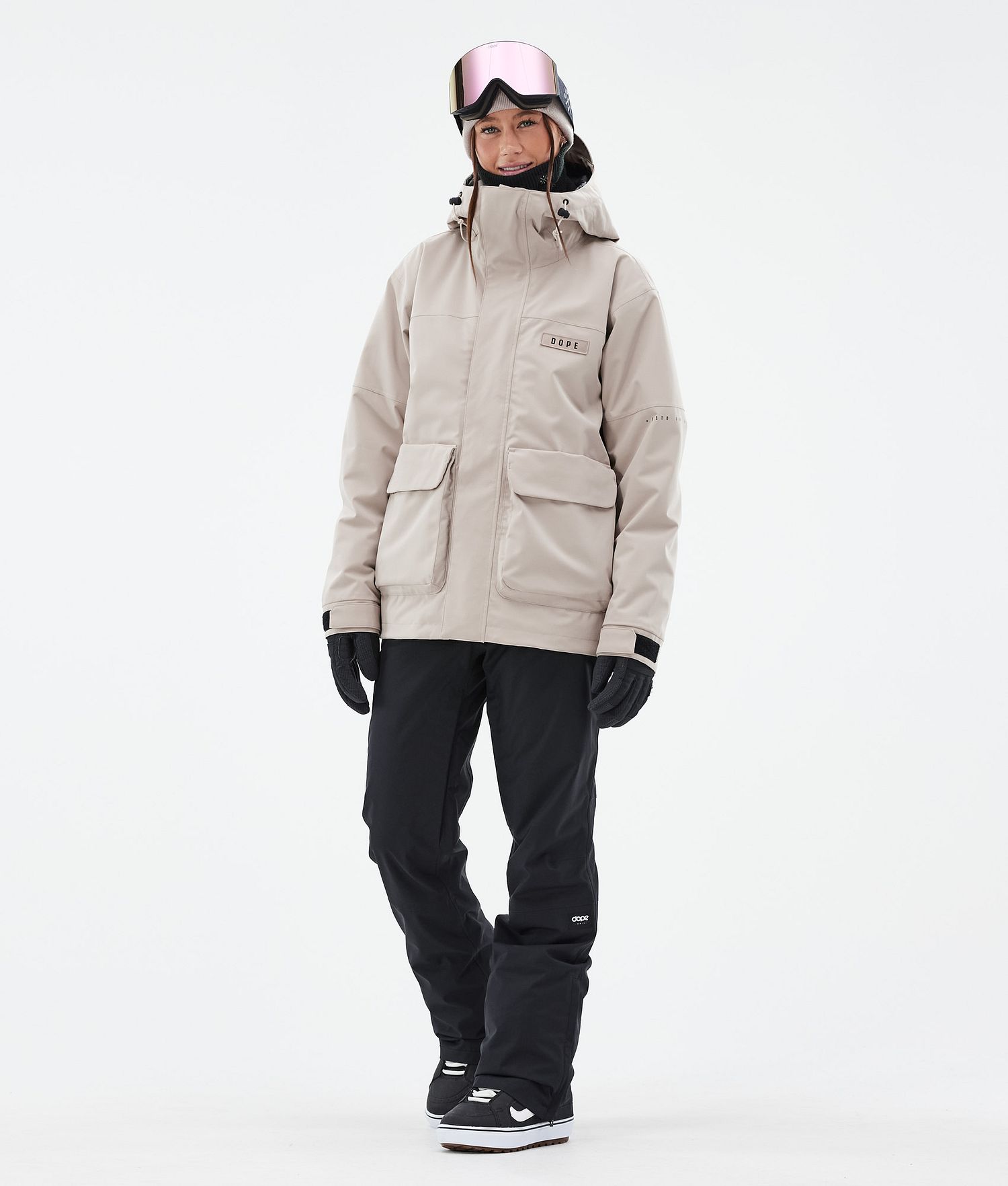 Dope Acme W Snowboard Jacket Women Sand