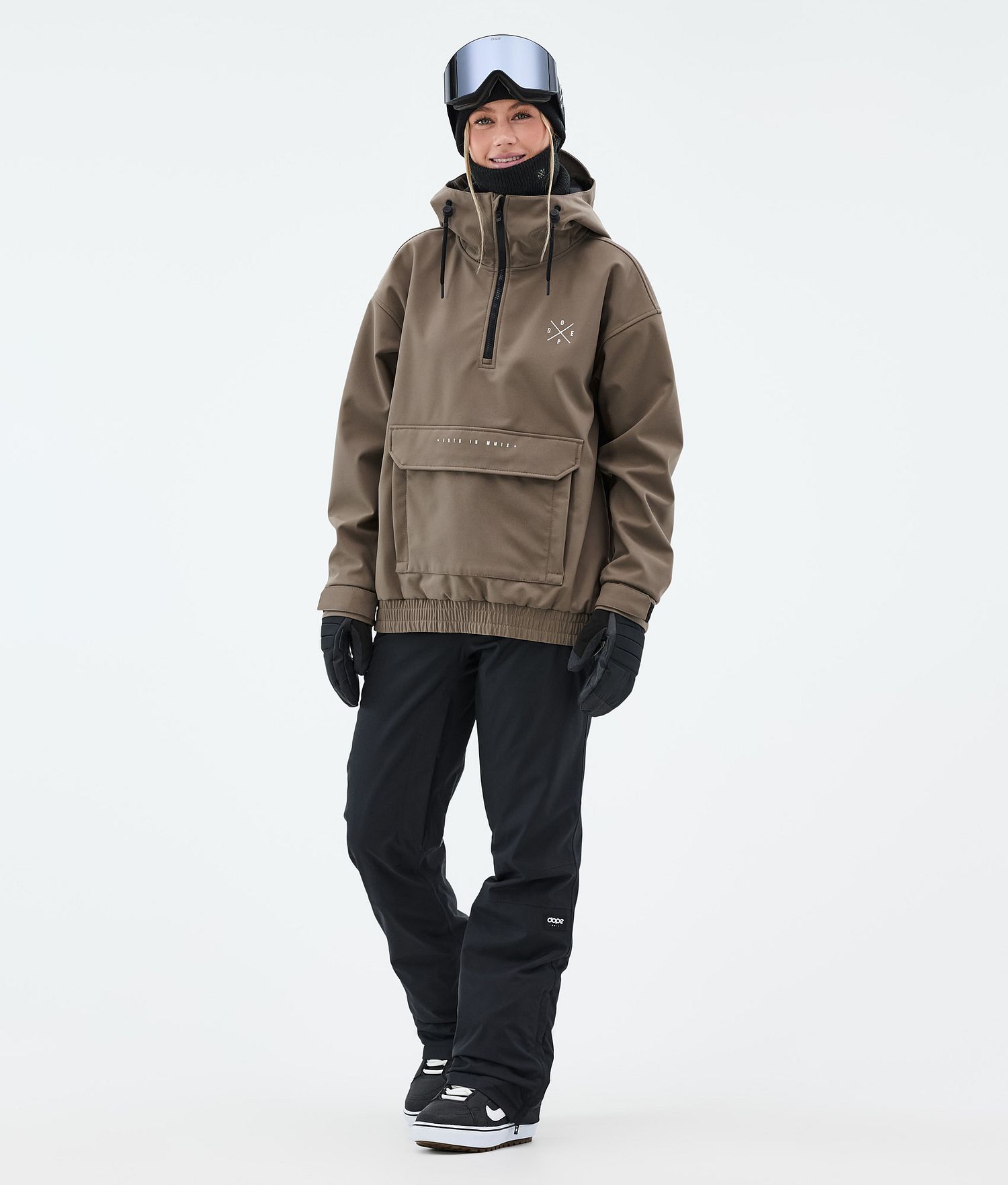 Dope Cyclone W Snowboard Jacket Women Walnut