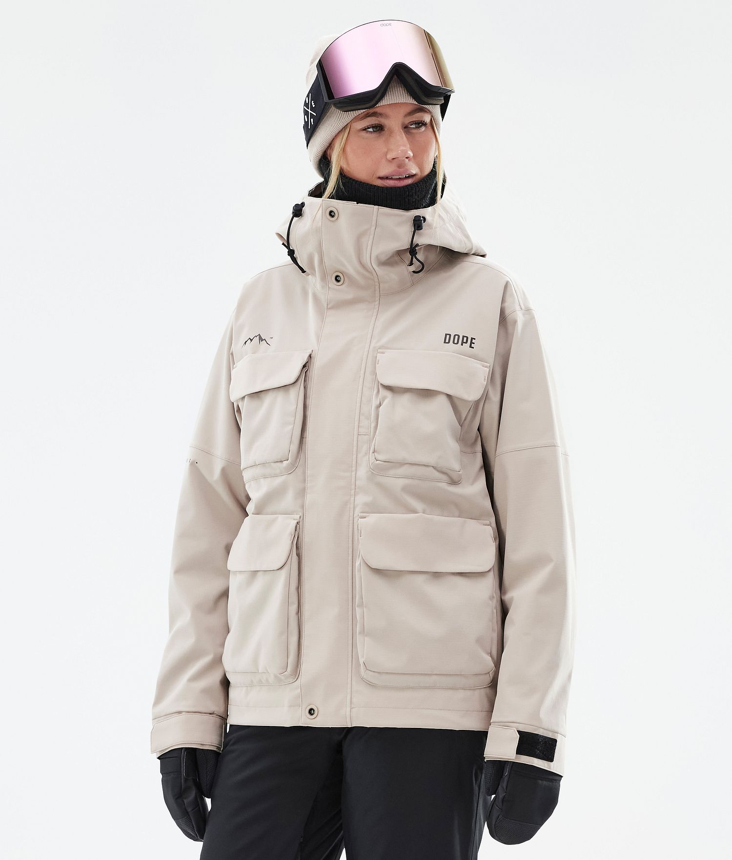 Dope Zenith W Snowboard Jacket Women Sand Dope Zenith W Snowboard Jacket Women Sand