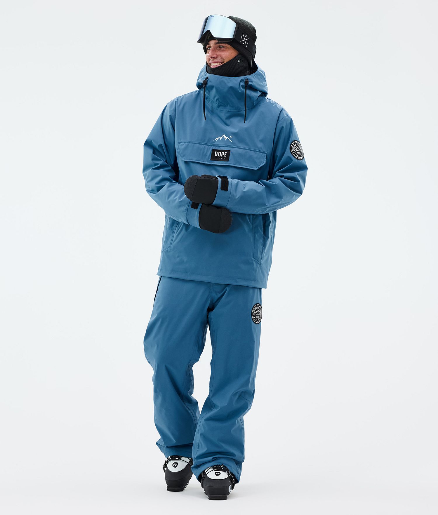 Dope Blizzard Ski Pants Men Blue Steel