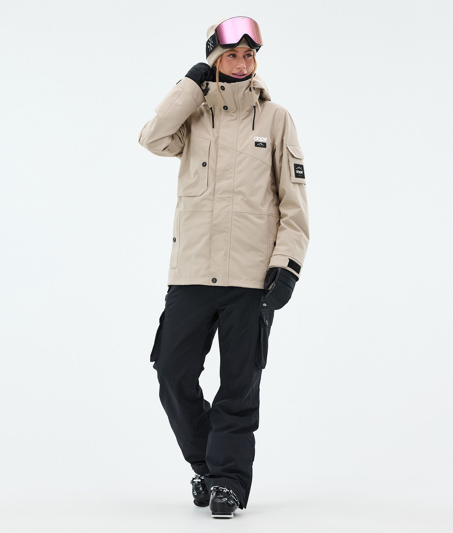 Dope Adept W Ski Jacket Women Sand