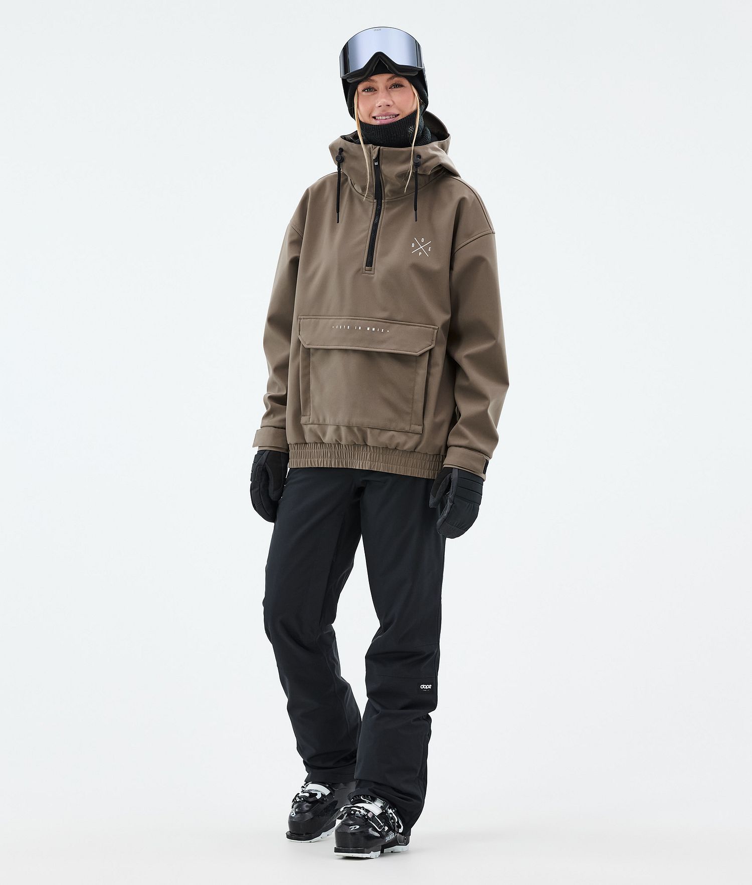 Dope Cyclone W Ski Jacket Women Walnut