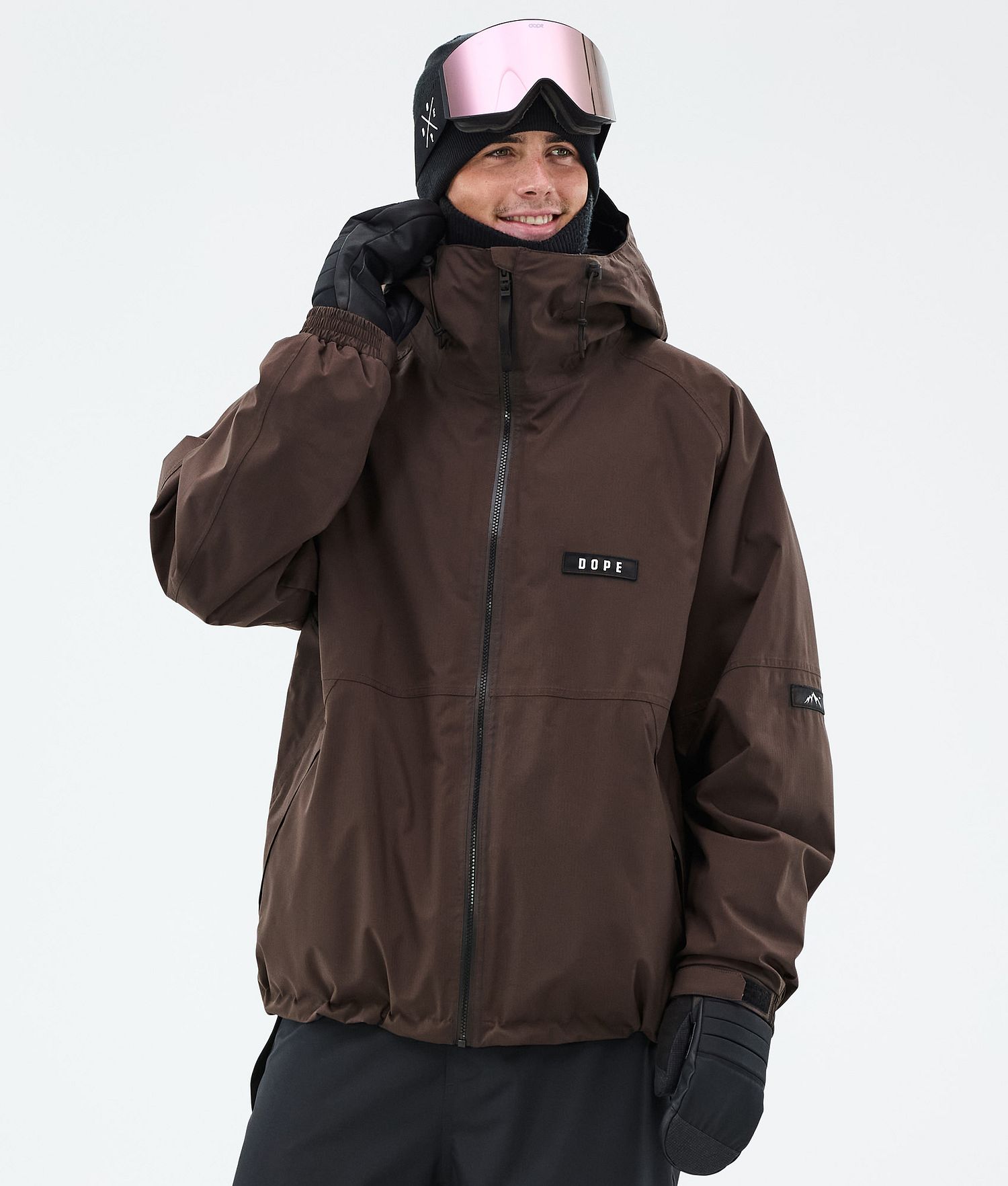 Dope Spartan Snowboard Jacket Men Dark Brown Dope Spartan Snowboard Jacket Men Dark Brown