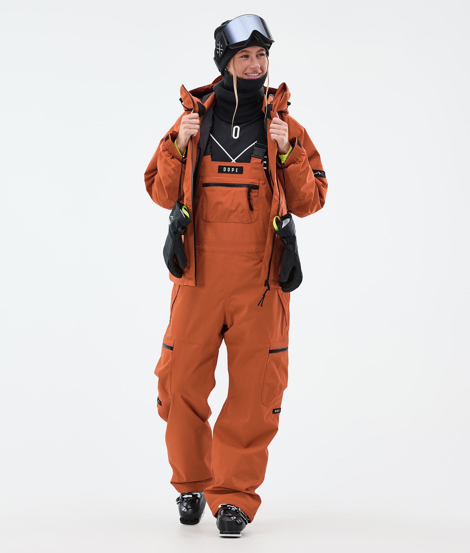 Dope Vertex W Ski Pants Women Burned Orange