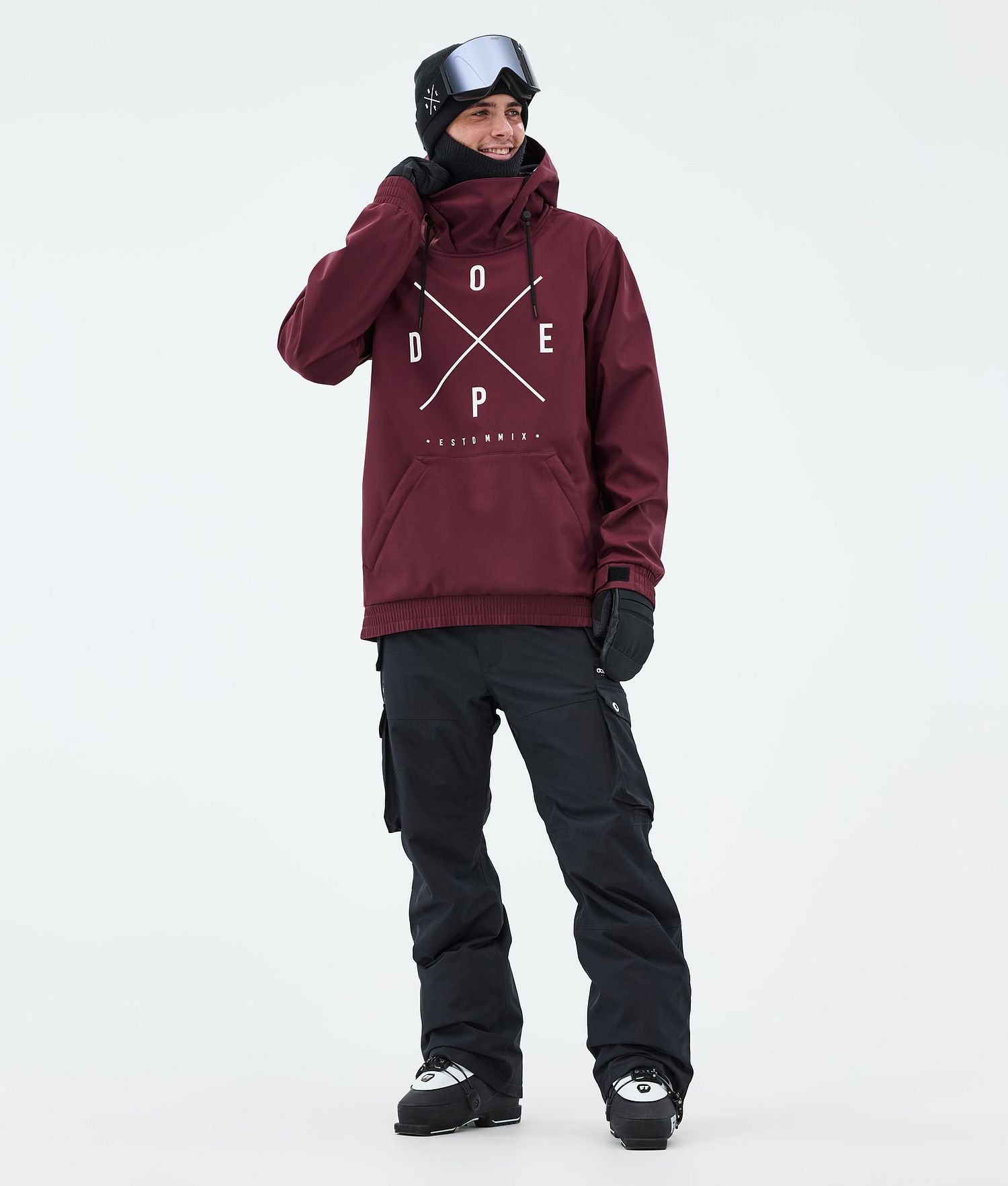Dope Yeti Ski Jacket Men 2X-Up Burgundy