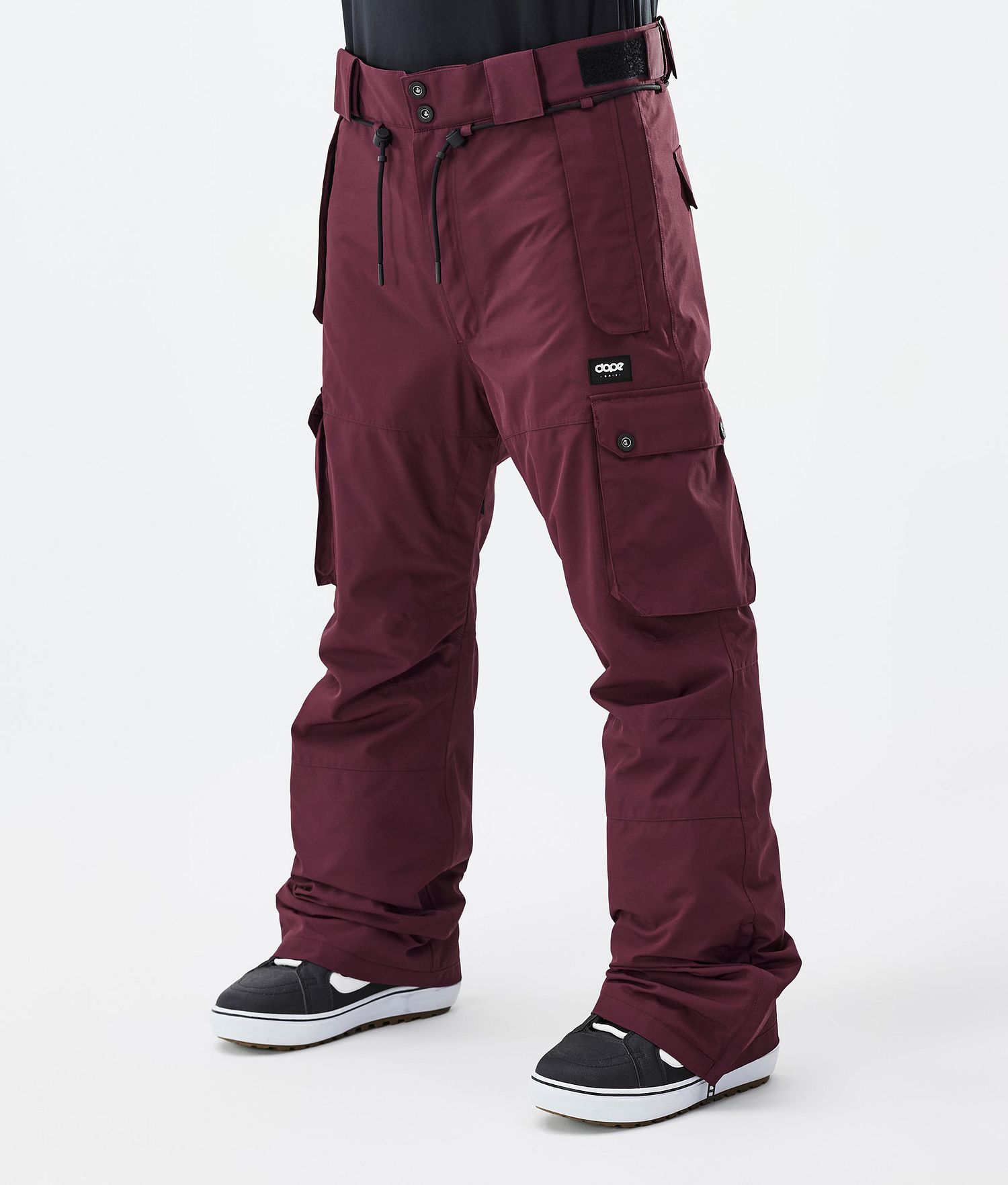 Dope Iconic Snowboard Pants Men Don Burgundy Renewed