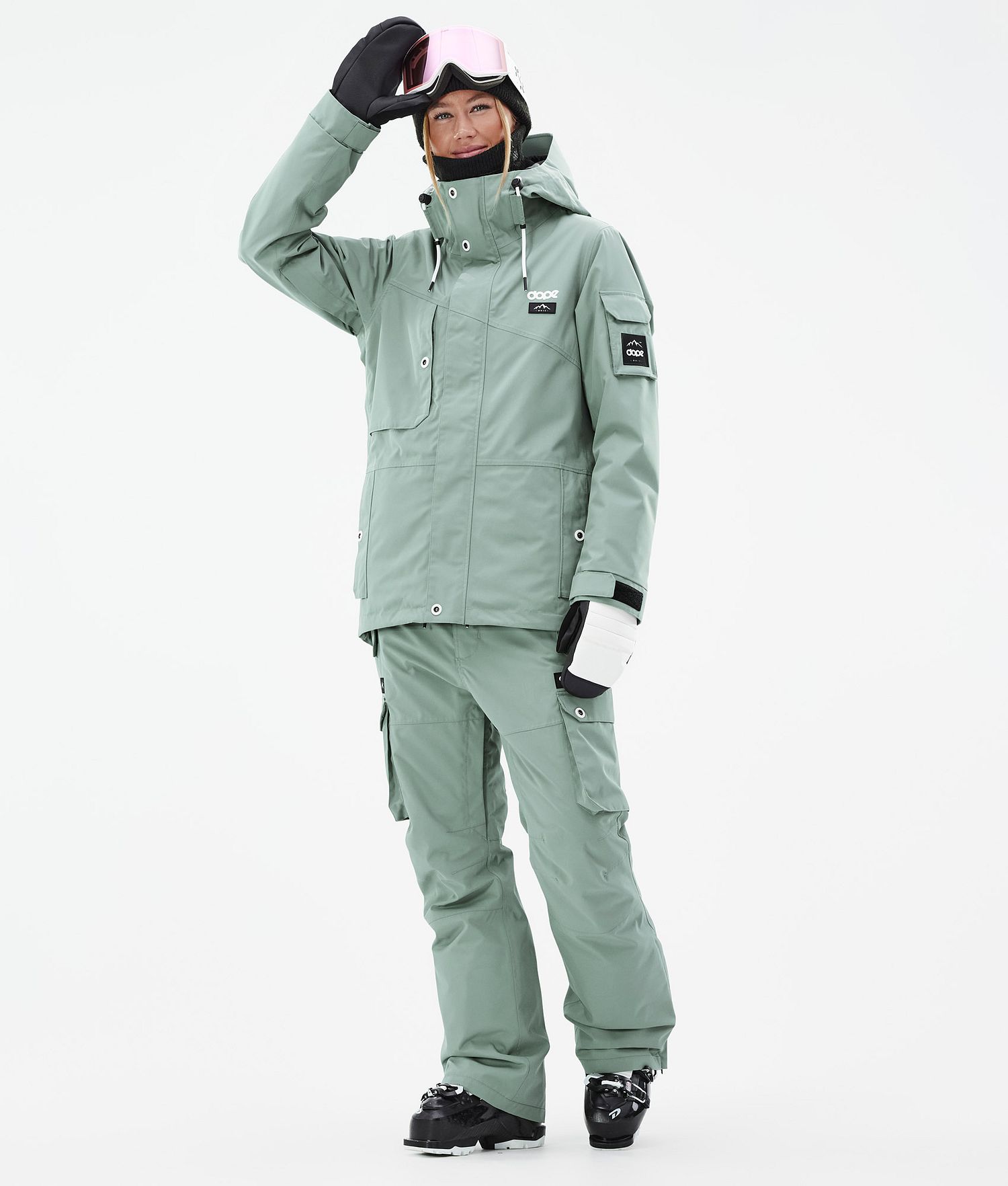 Dope Adept W Ski Outfit Women Faded Green