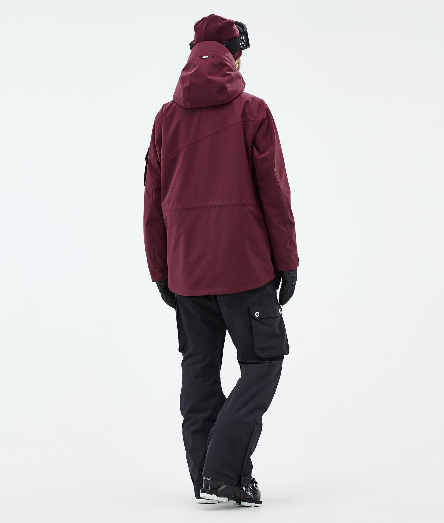 Dope Adept W Ski Jacket Women Burgundy