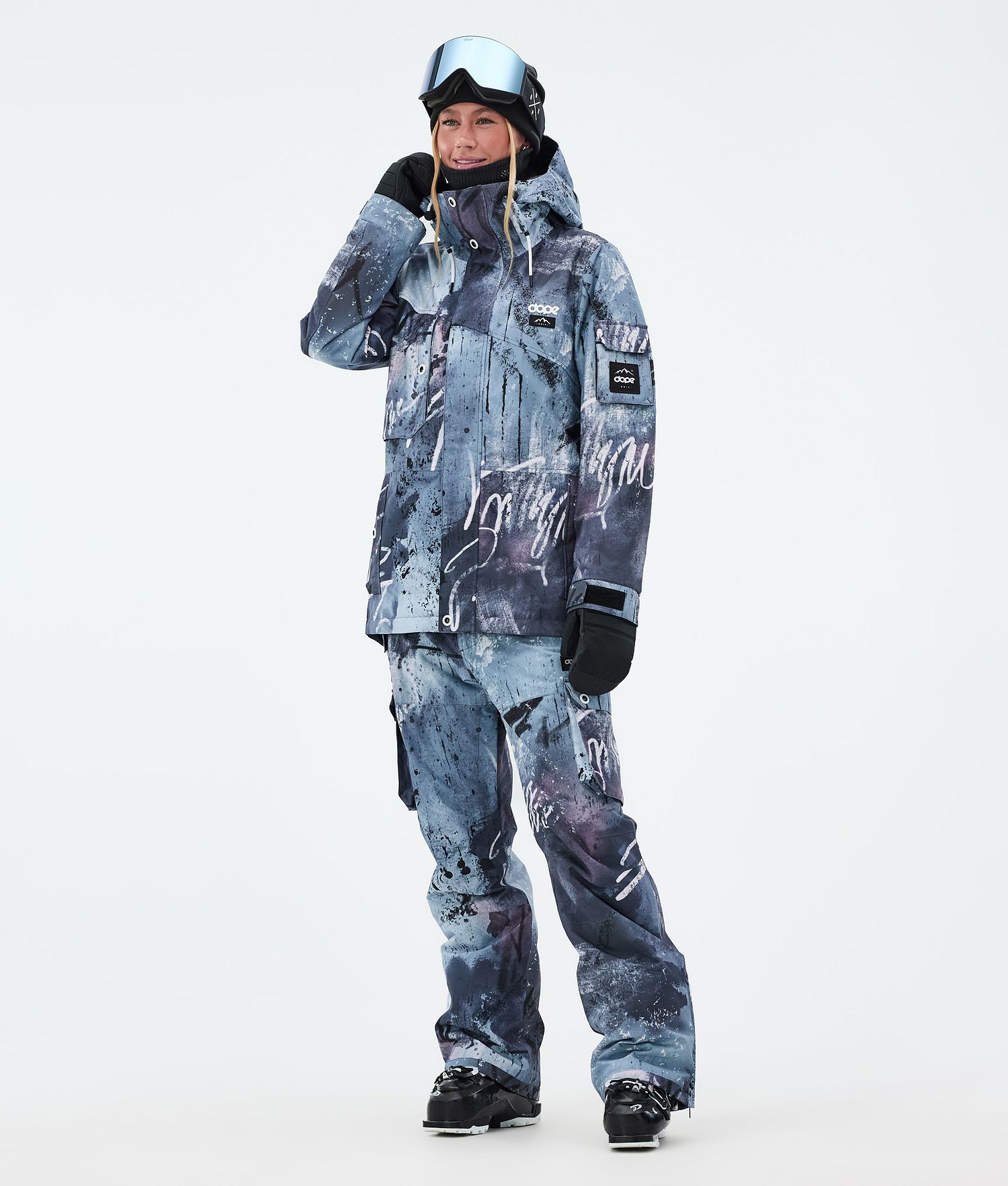 Dope Adept W Ski Jacket Women Punk Blue