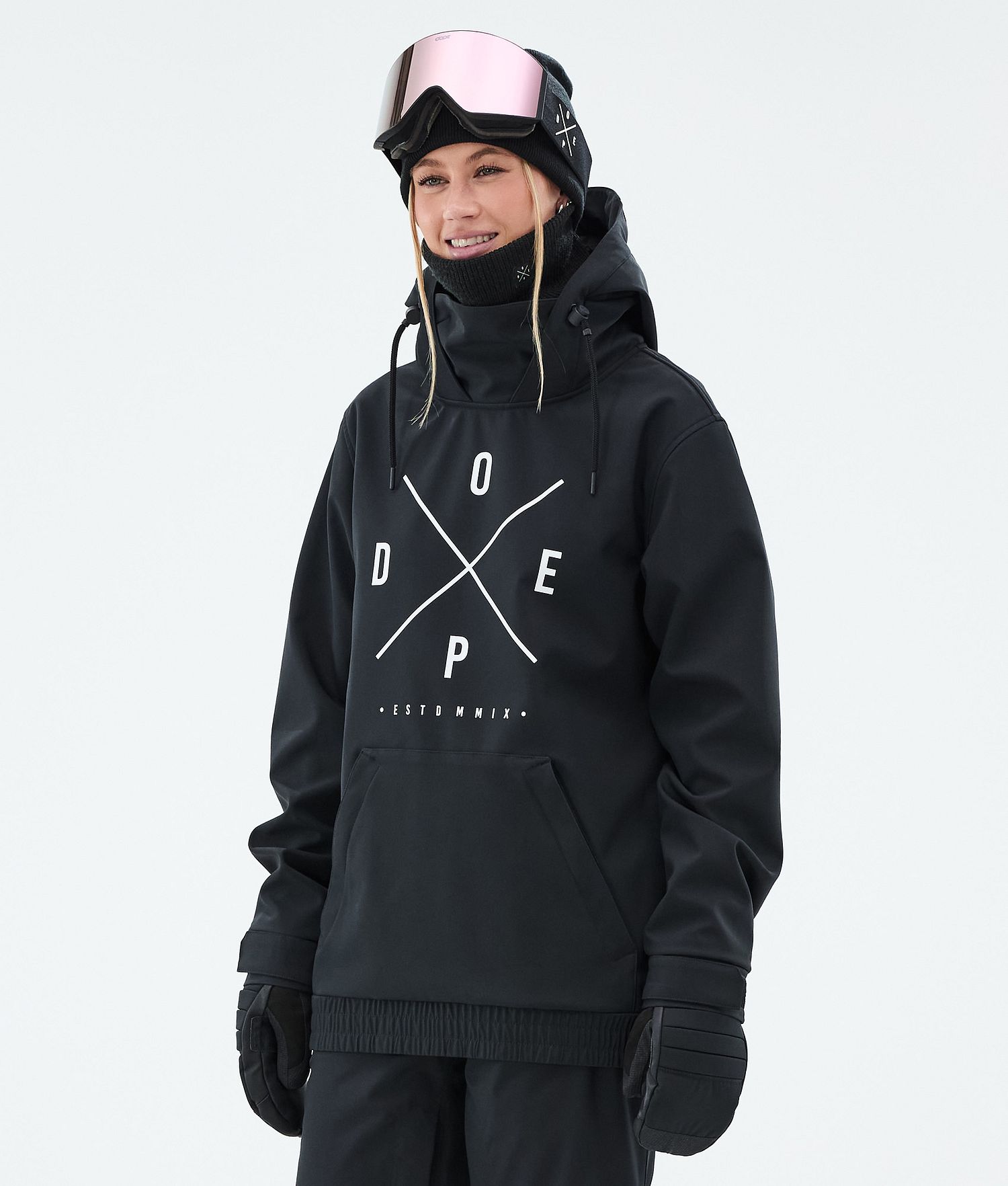 Dope Yeti W Snowboard Jacket Women 2X-Up Black Dope Yeti W Snowboard Jacket Women 2X-Up Black