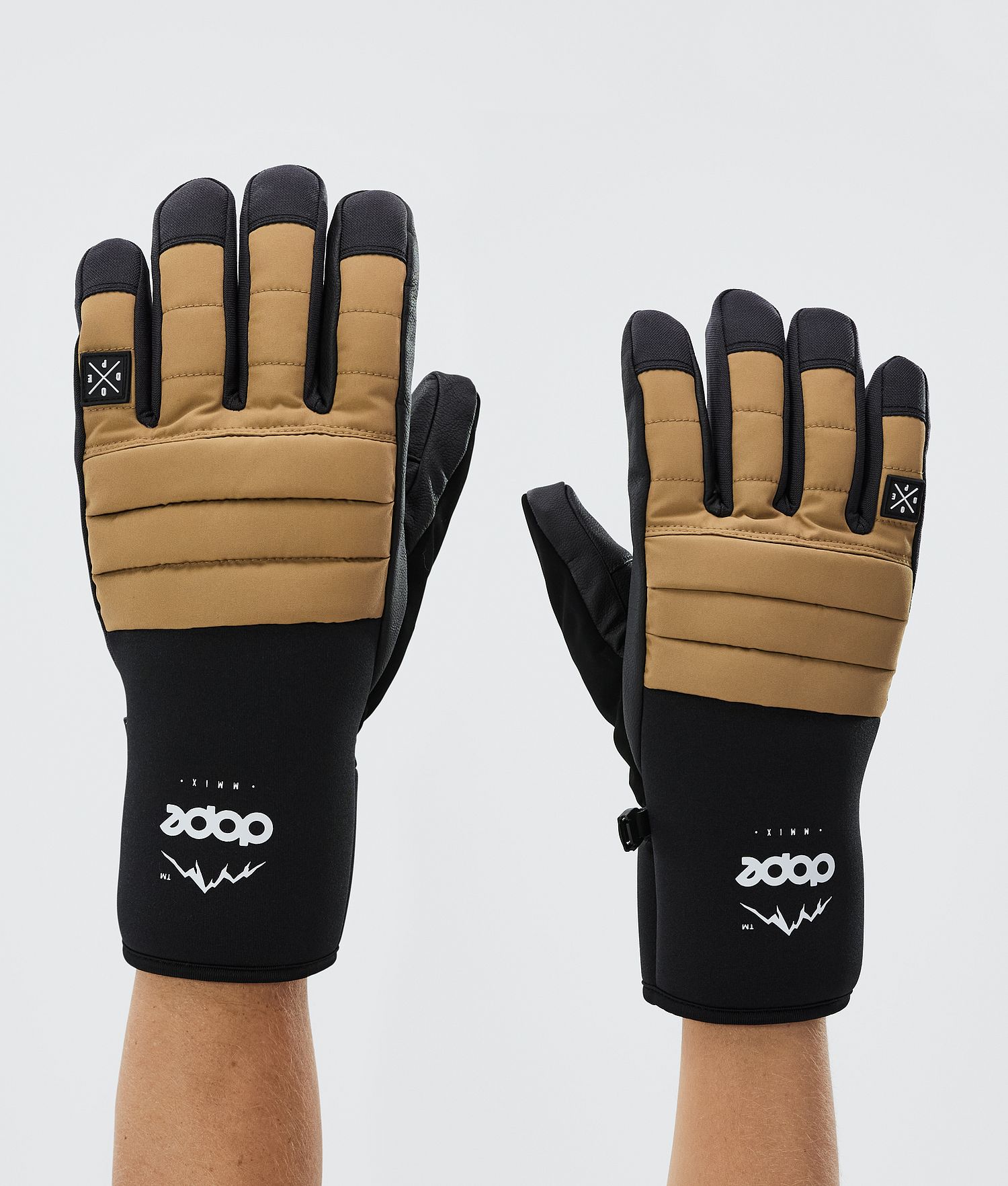 Dope Ace 22 Ski Gloves Gold